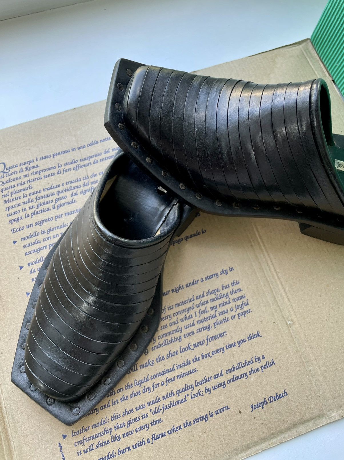 Other Summer Joseph Debach Black Polished Clogs Size 5/35,5 Size US 5 / IT 35 - 5 Thumbnail