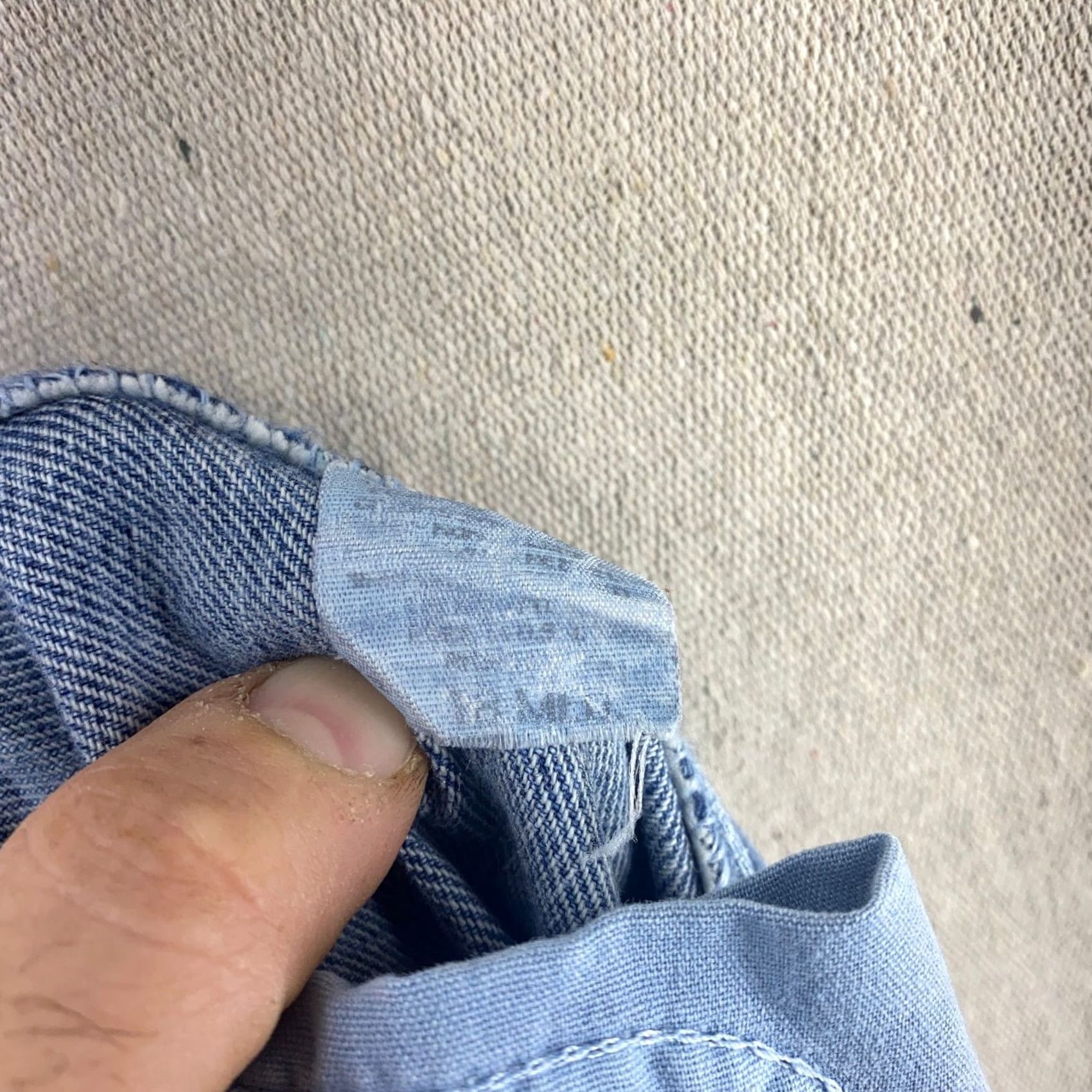 Lee VTG Lee Jeans Womens 18 Dark Blue Denim Pants Riveted High Rise USA Mom Jeans US Flag Theme Size 40" / US 18 - 6 Thumbnail
