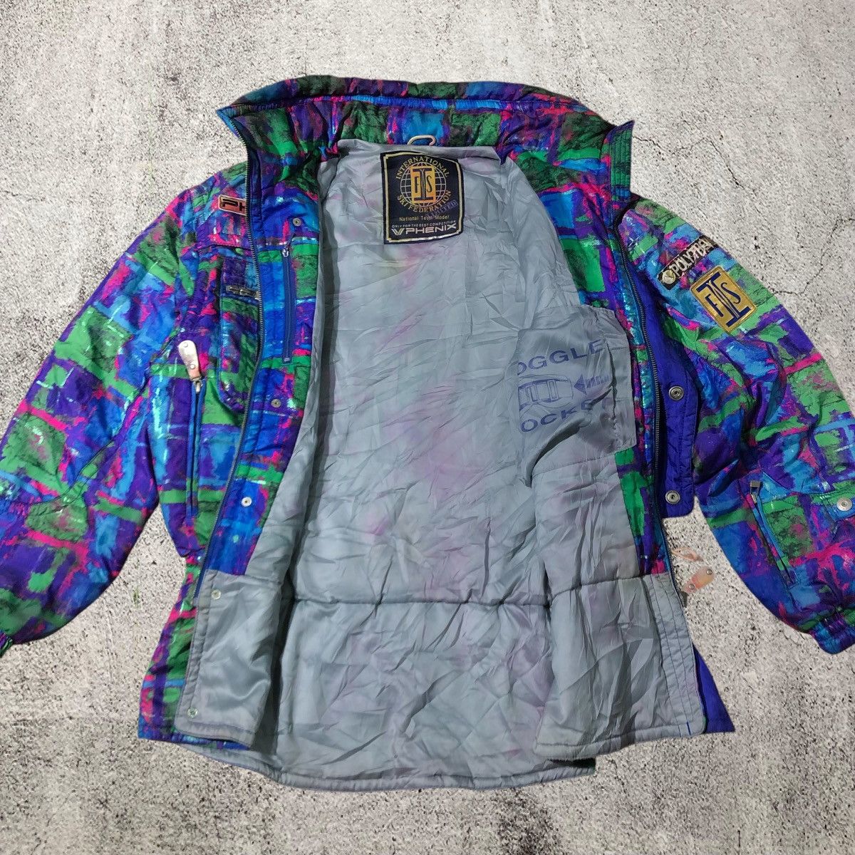 Phenix Vintage Phenix Ski Jacket Multicolour Painted Jacket Size US XL / EU 56 / 4 - 12 Thumbnail