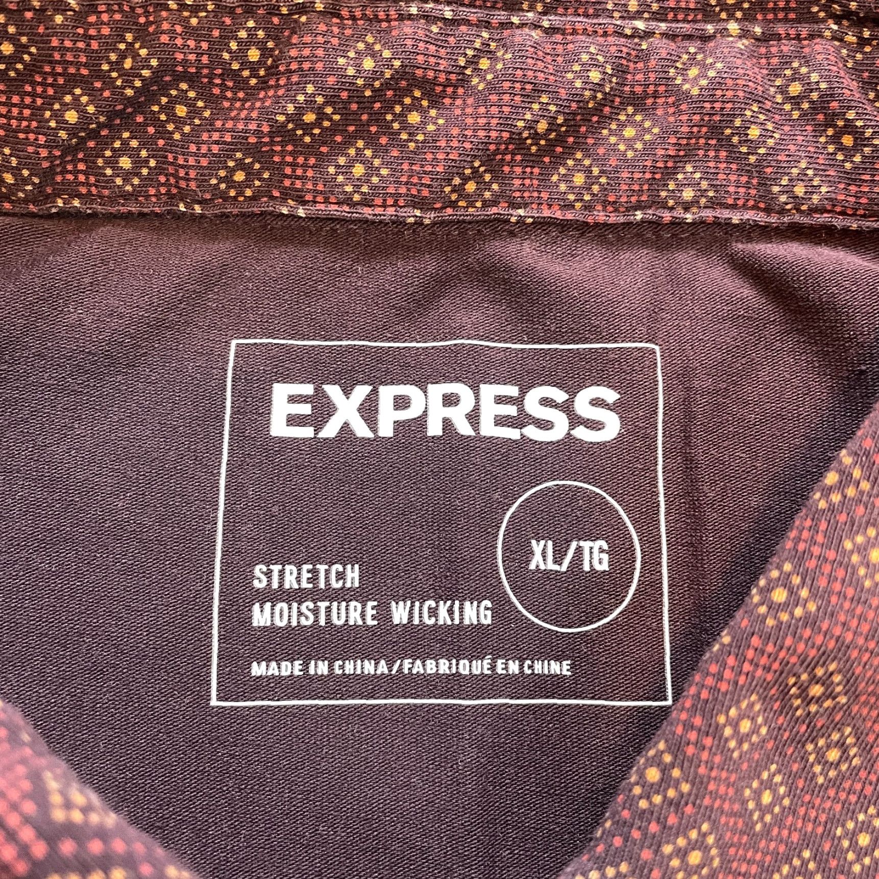 Express Express Polo Shirt Mens XL Dark Red Pocket Collared Moisture Wicking Stretch Polo Shirt Mens XL Dark Red Pocket Collared Moisture Wicking Stretch Size US XL / EU 56 / 4 - 3 Thumbnail