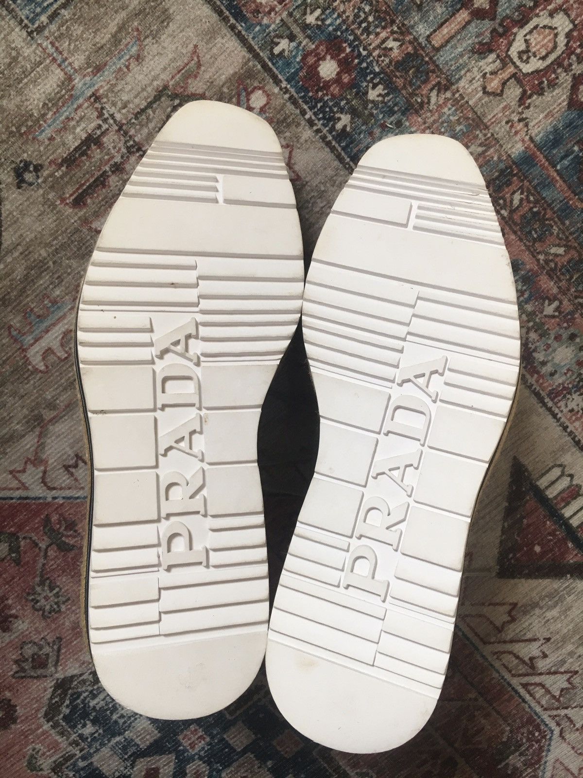 Prada Prada Platform Lace Up Silver Brogues Wedges Size US 9 / IT 39 - 4 Thumbnail