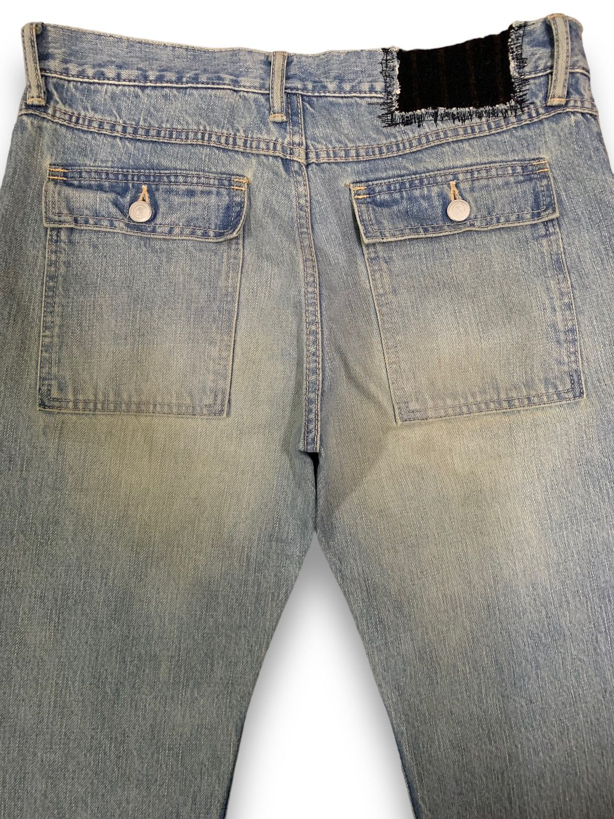 Japanese Brand Vintage Japanese Brand Blue Wash Bush Denim Pants Jeans Size US 32 / EU 48 - 11 Thumbnail