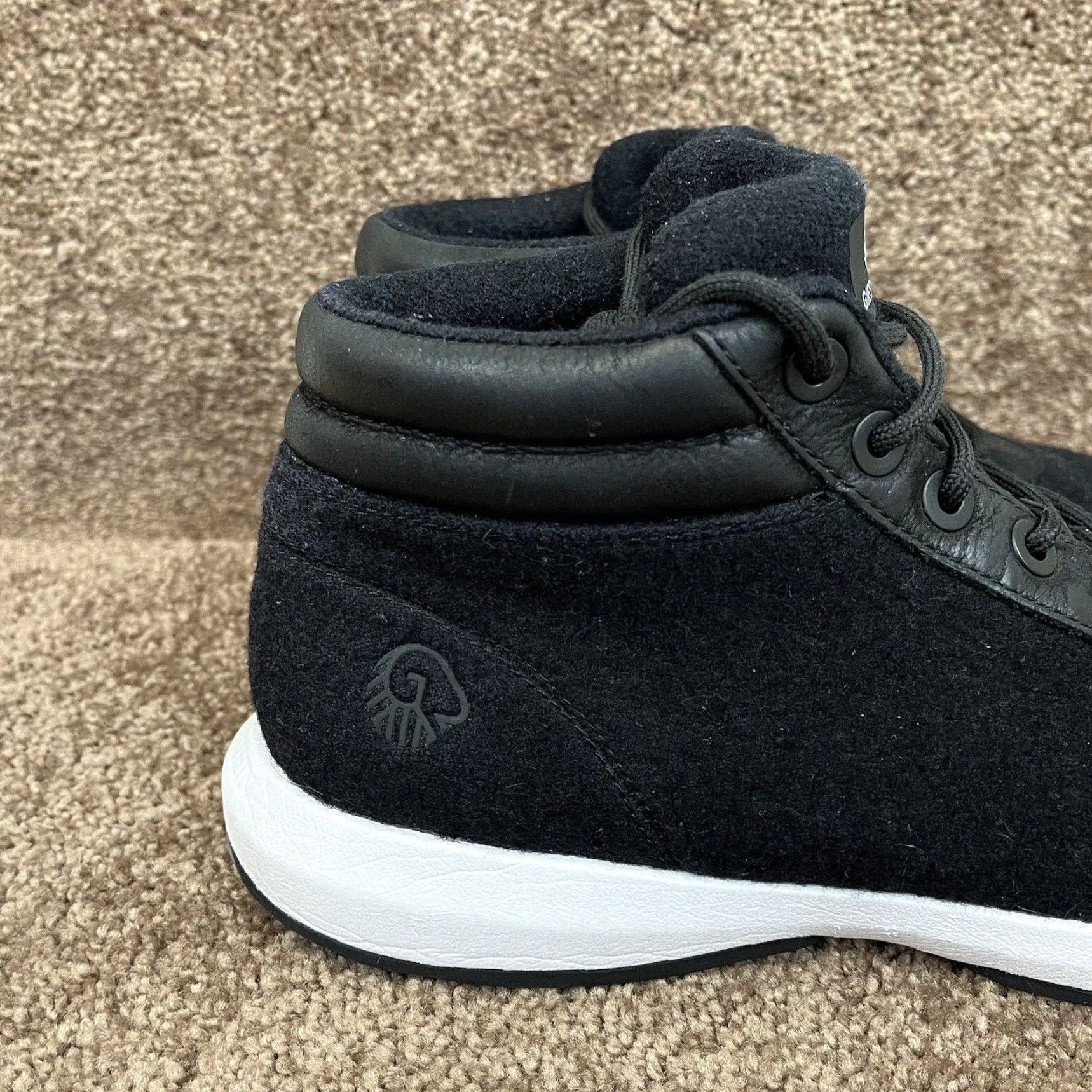 Vintage VINTAGE GIESSWEIN Shoes Men 10 EU 43 Black Merino Wool High Top Runners Trainers Sneaker Size US M / EU 48-50 / 2 - 2 Thumbnail