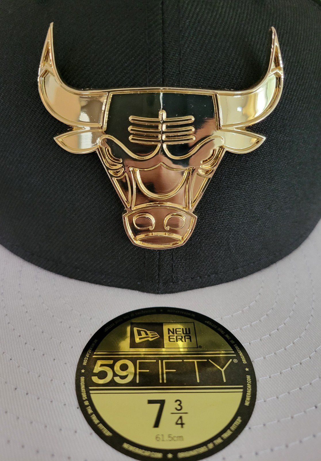 New Era *Firm* 7 3/4 Chicago Bulls Jordan Royalty 4 Fitted Hat Size ONE SIZE - 2 Thumbnail