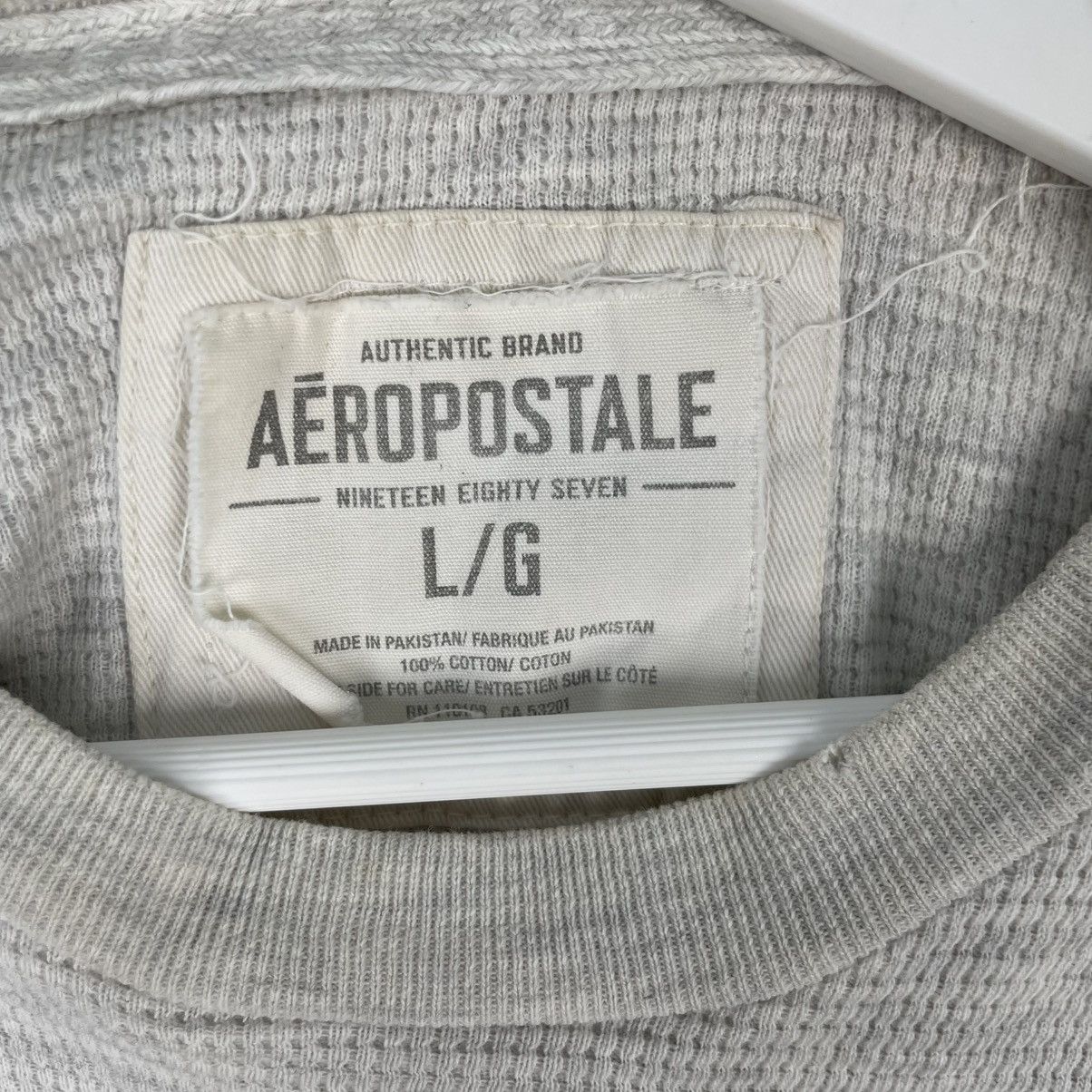 Designer × Vintage vintage Hoodie/sweater Aeropostale Mens M Thermal Shirt Size US M / EU 48-50 / 2 - 8 Thumbnail