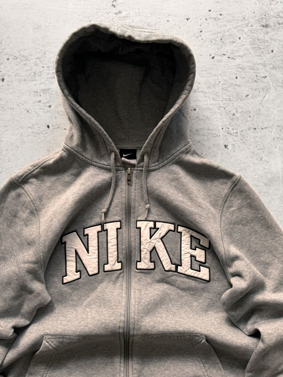 Nike × Vintage NIKE VINTAGE CENTER LOGO OVERSIZE BOXY ZIP HOODIE Size US S / EU 44-46 / 1 - 3 Thumbnail
