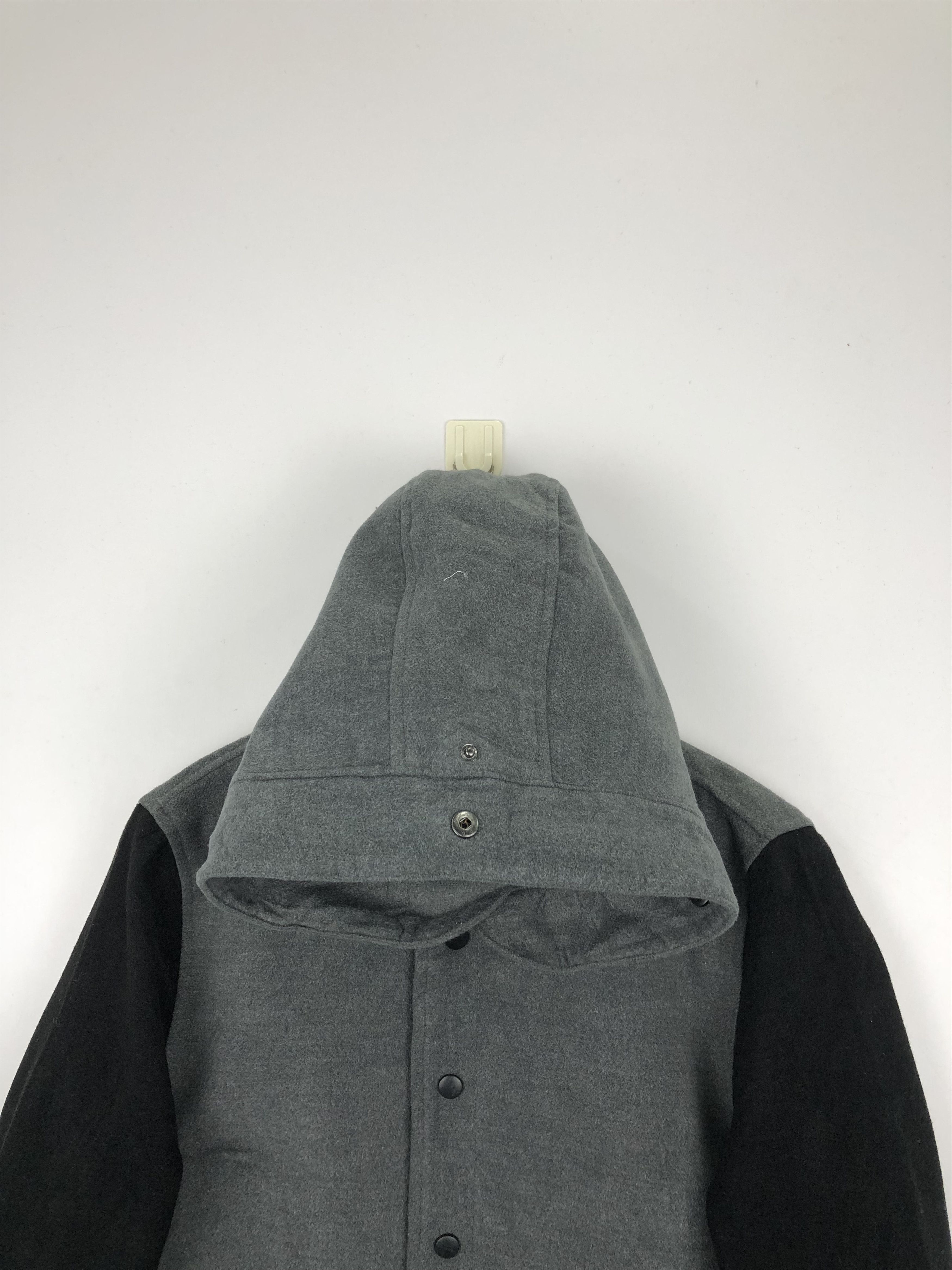 Japanese Brand Vintage Japanese Brand Wool Hoodie Varsity Jacket Size US L / EU 52-54 / 3 - 2 Thumbnail