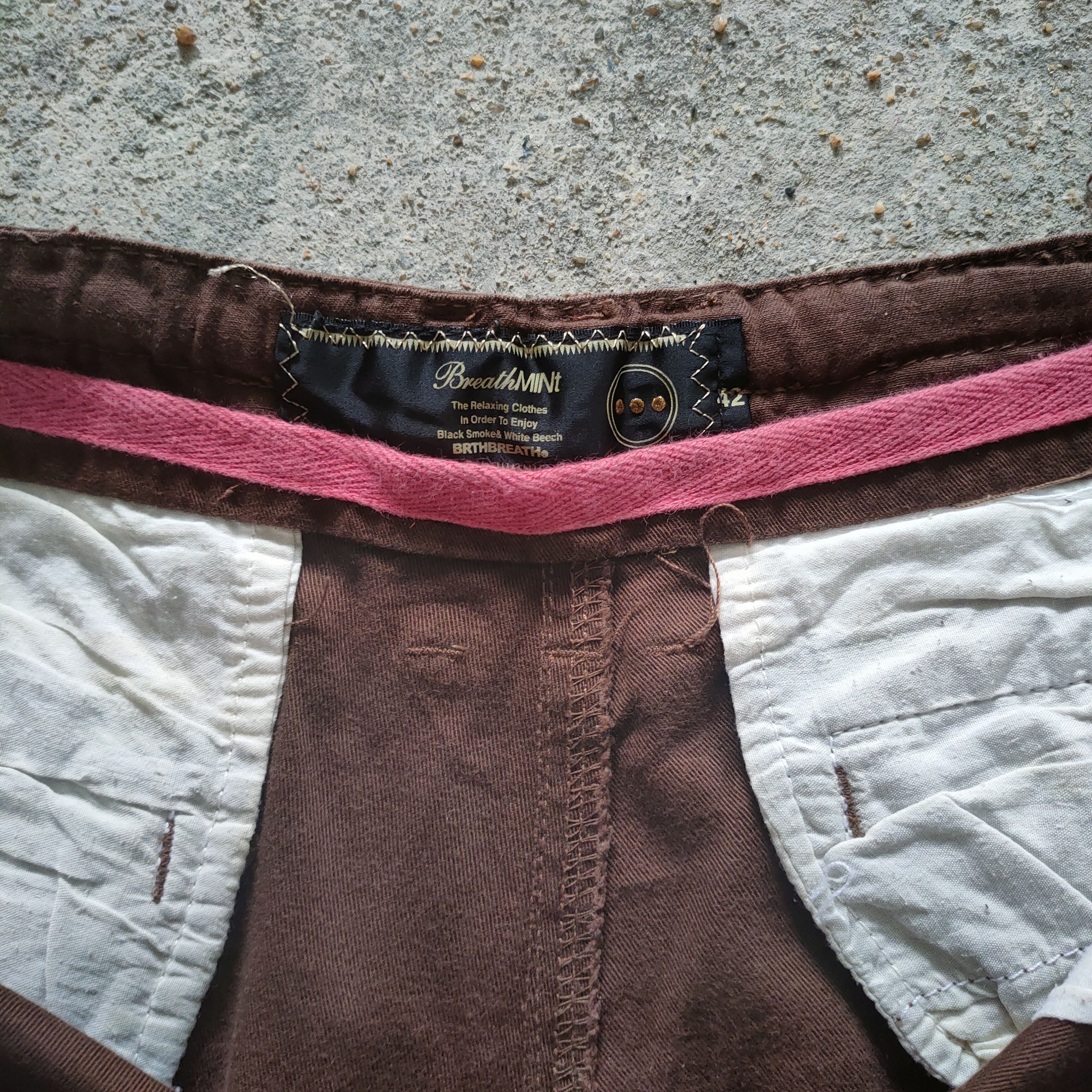 Japanese Brand × Vintage VINTAGE BREATH MINT 8 POCKET BROWN CARGO PANTS Size US 34 / EU 50 - 7 Thumbnail