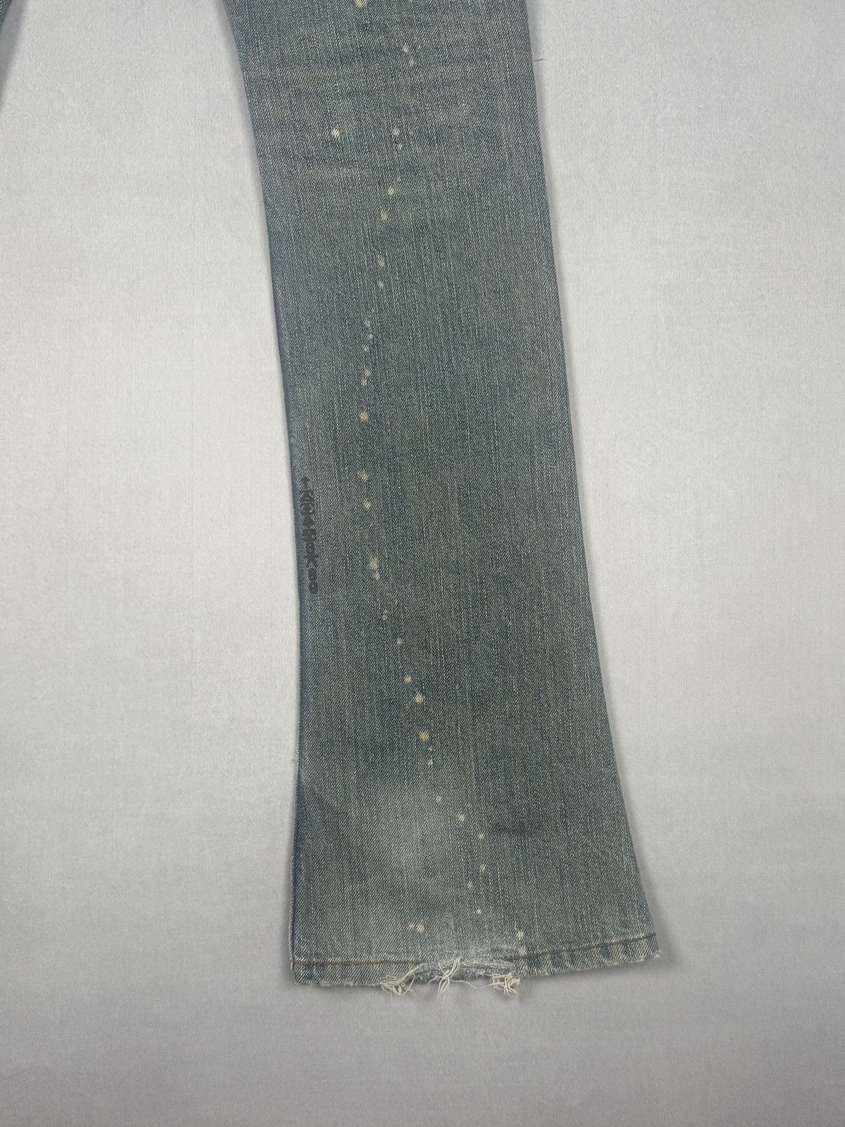 If Six Was Nine Mud Max Piercing Bootcut Jeans Size US 30 / EU 46 - 7 Thumbnail
