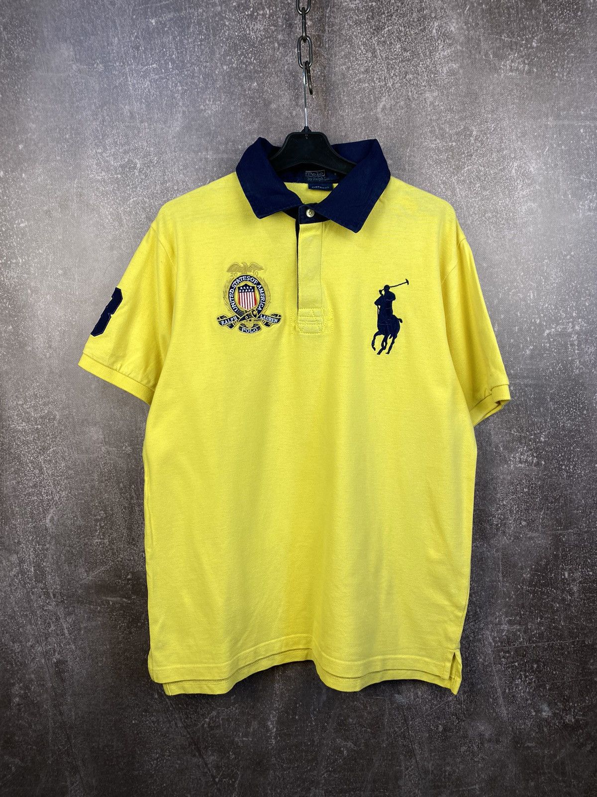 Polo Ralph Lauren Vintage USA Polo Ralph Lauren polo shirt 90s rare Size US XL / EU 56 / 4 - 1 Thumbnail