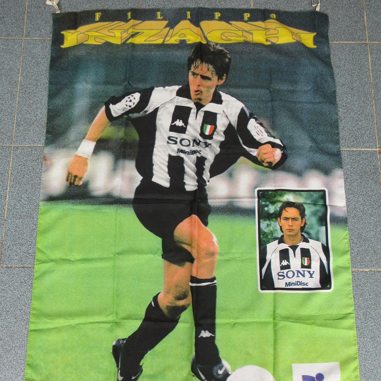 Vintage Vintage Poster Football/Soccer jersey On Fabric Collectible Size ONE SIZE - 1 Thumbnail