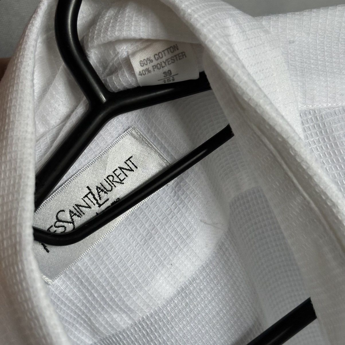 Yves Saint Laurent Yves Saint Laurent luxury shirt button up white vintage rare Size US M / EU 48-50 / 2 - 6 Thumbnail