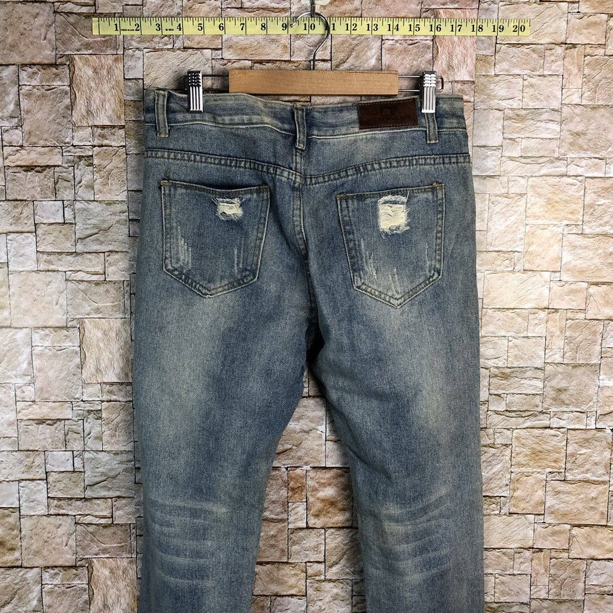 Japanese Brand Zichen Jeans Distressed Denim Pants #A129 Size US 31 - 17 Thumbnail