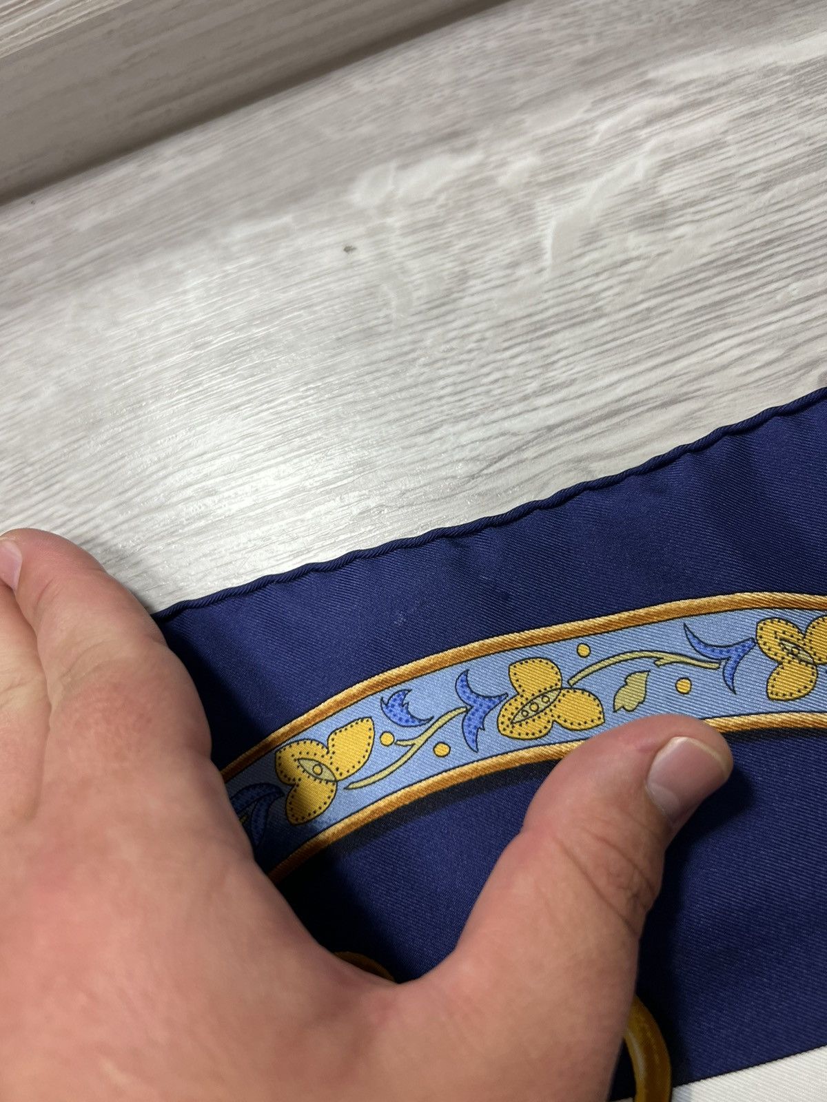 Hermes Vintage Hermes Kare90 Festival By Henri D'origny Silk Scarf Size ONE SIZE - 7 Thumbnail