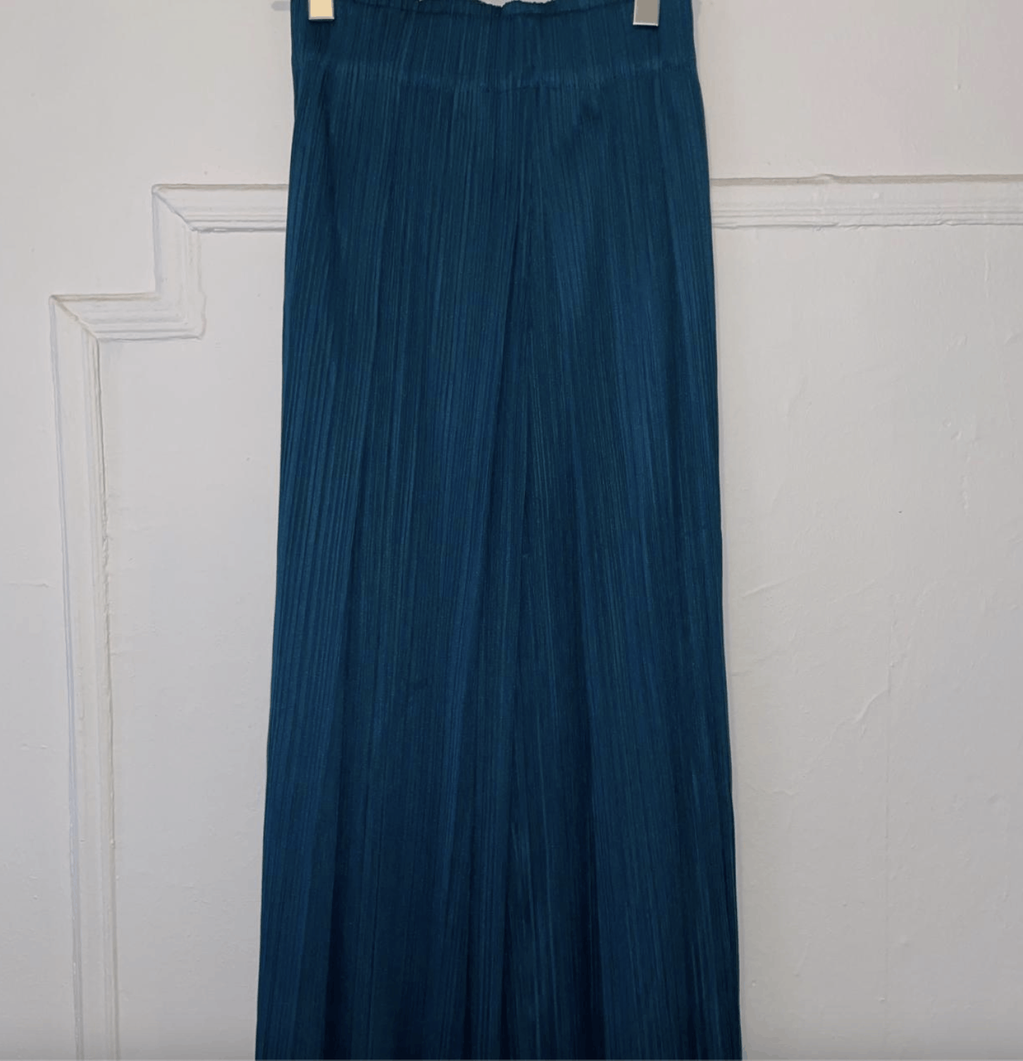 Pleats Please Issey Miyake issey miyake pleats please teal flowy front pleated pants Size 28" / US 6 / IT 42 - 5 Thumbnail
