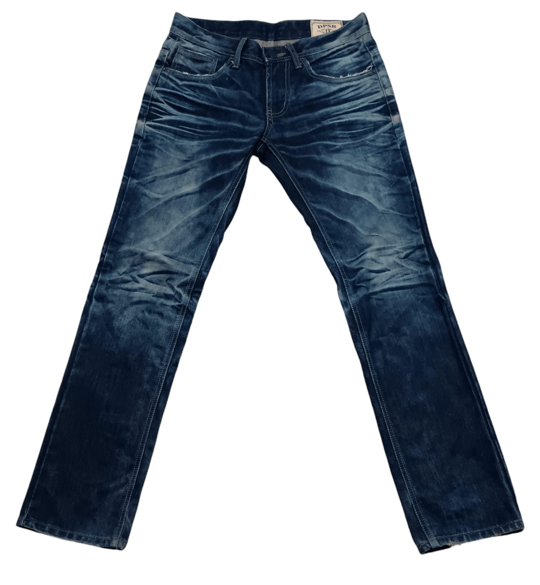 If Six Was Nine × Japanese Brand DPSR SEASONED DISTRESSED DESIGN JEANS Size US 33 - 1 Thumbnail