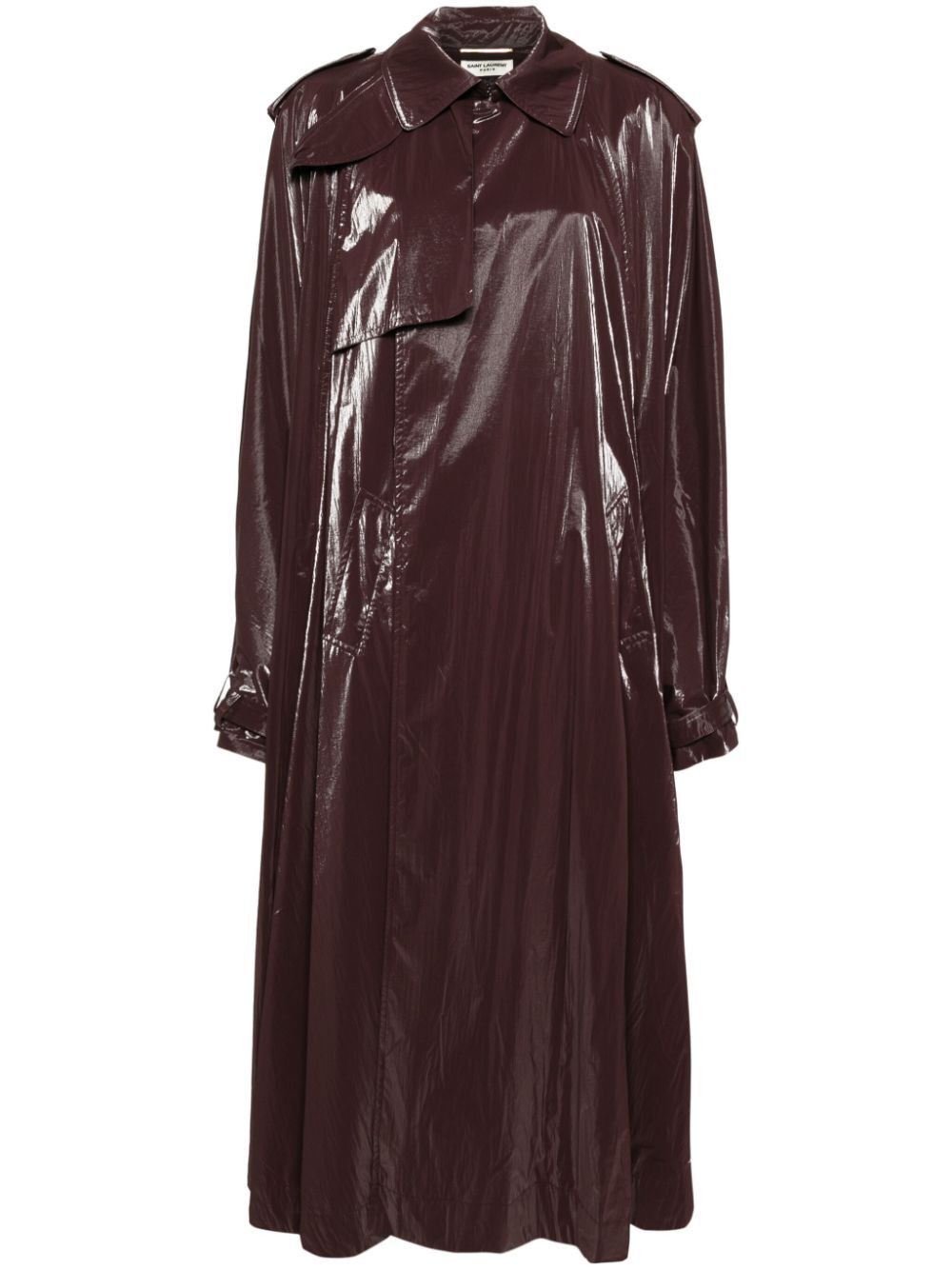 $3.5K VALUE Oversized Flared Cape Trench Coat