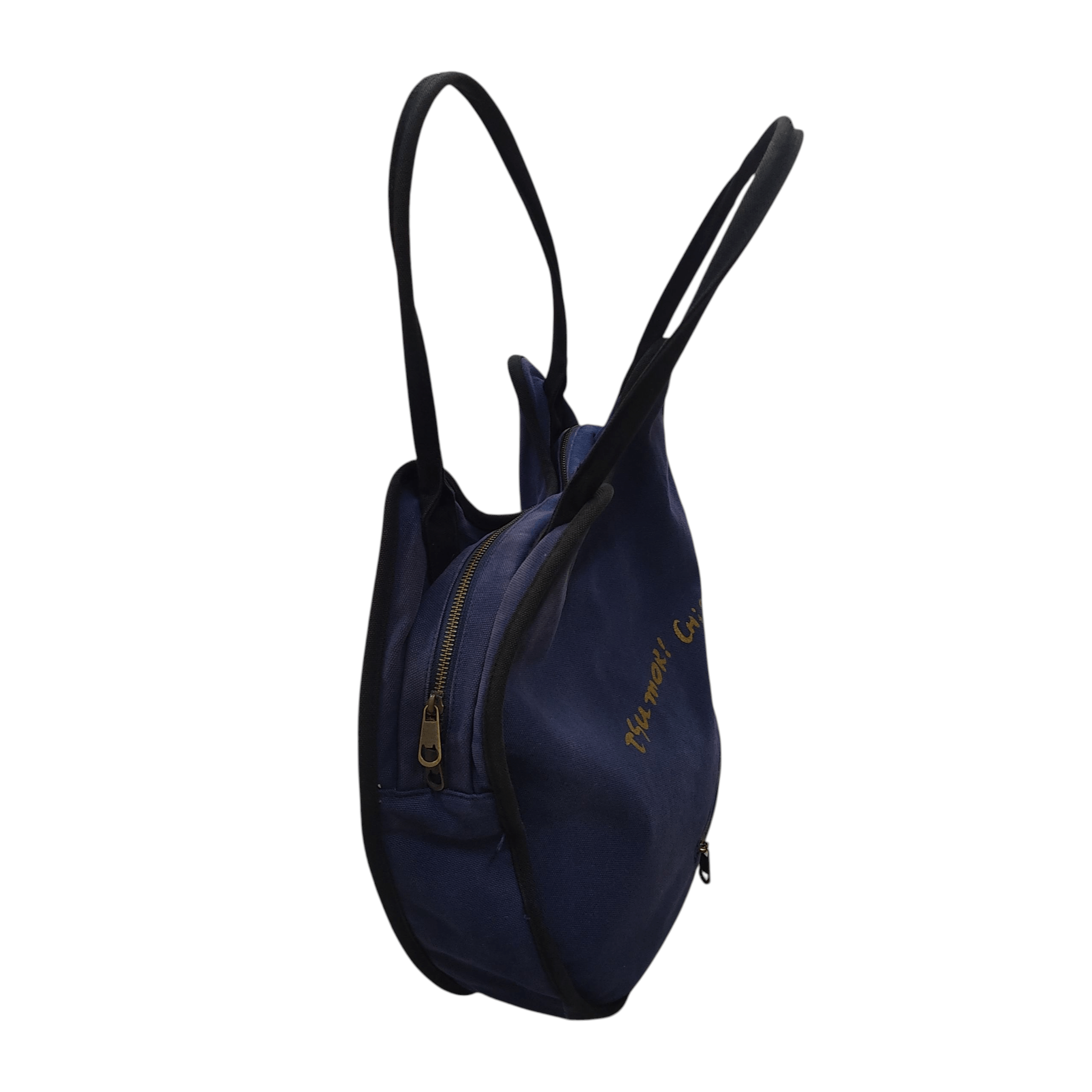 Tsumori Chisato Tsumori Chisato by Issey Miyake Navy Blue Canvas Tote Bag Size ONE SIZE - 7 Thumbnail