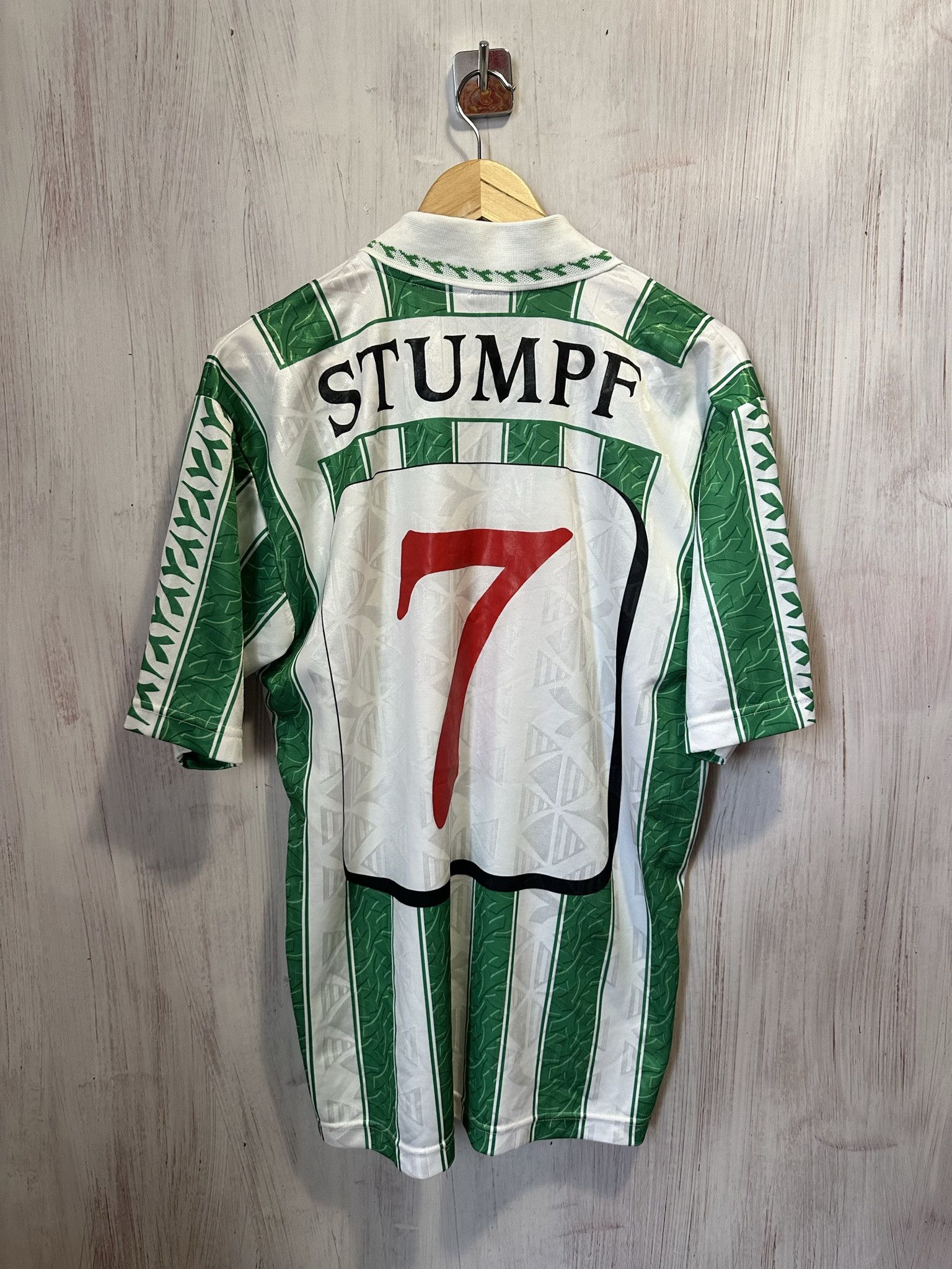 SK Rapid Wien 1996 1997 1998 Home jersey soccer kit Stumpf
