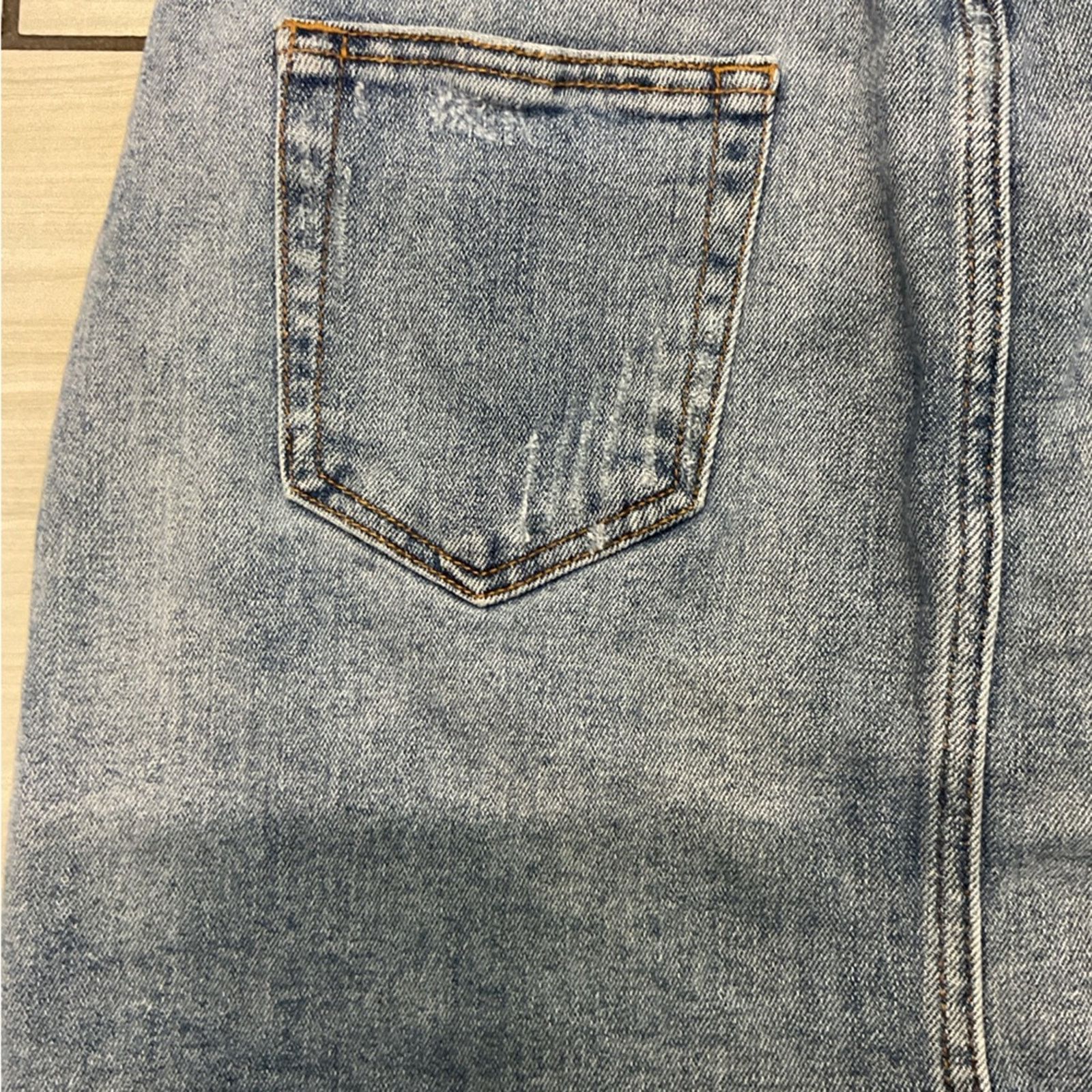 Vintage Wild Fable Women's Denim Skirt Size 34" / US 12 / IT 48 - 5 Thumbnail