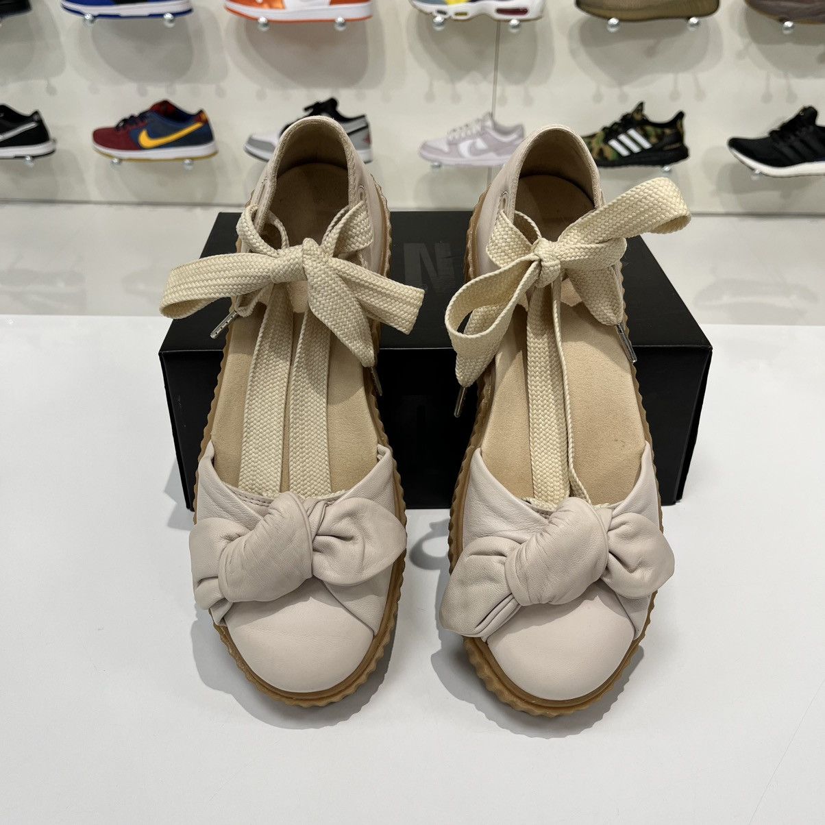 Fenty Puma Bow Creeper Sandal Rihanna Fenty Pink Tint (W) Size US 10 / IT 40 - 1 Thumbnail