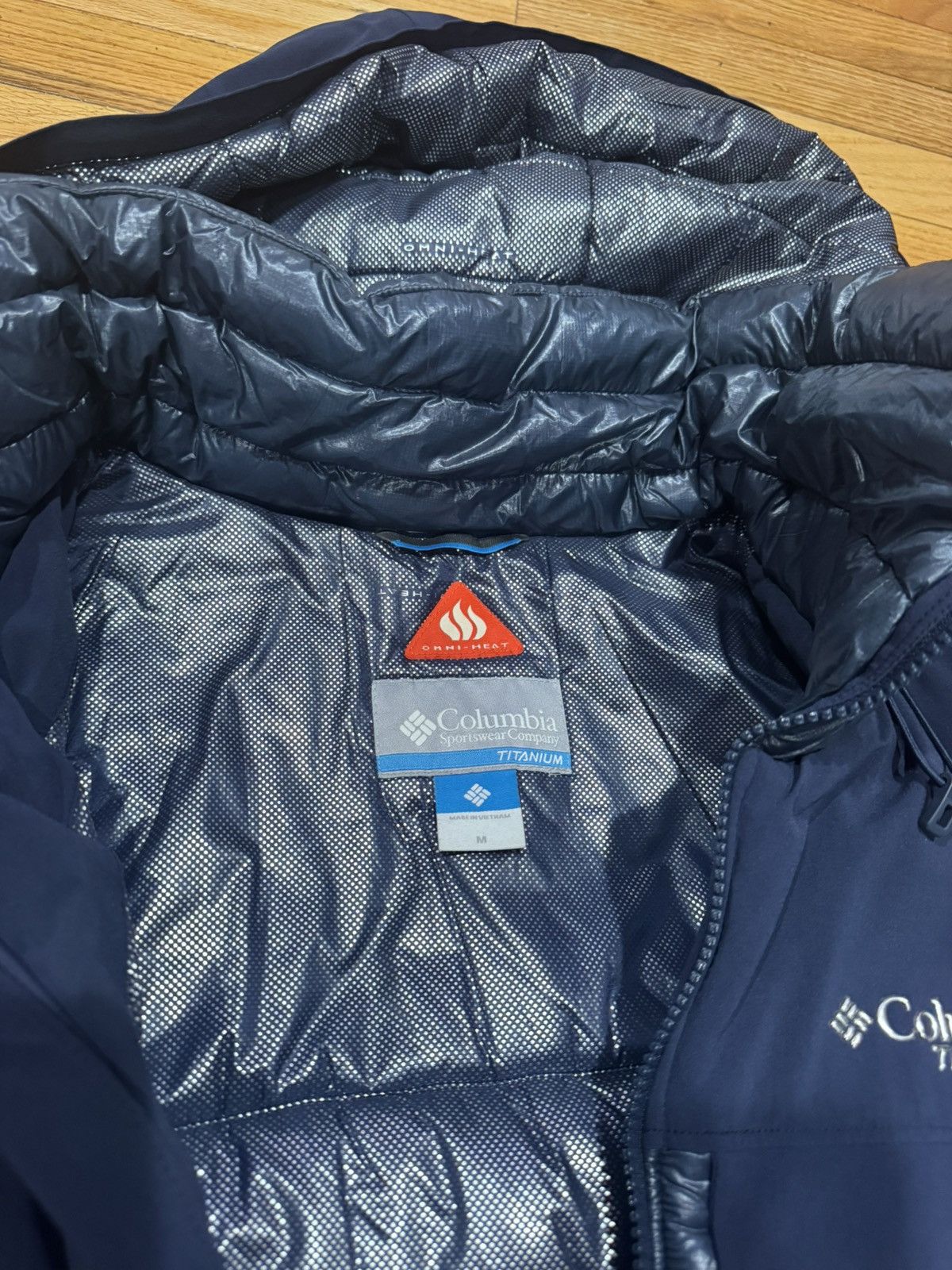 Columbia Navy Blue Columbia Titanium Puffer Jacket Size M Size US M / EU 48-50 / 2 - 4 Thumbnail