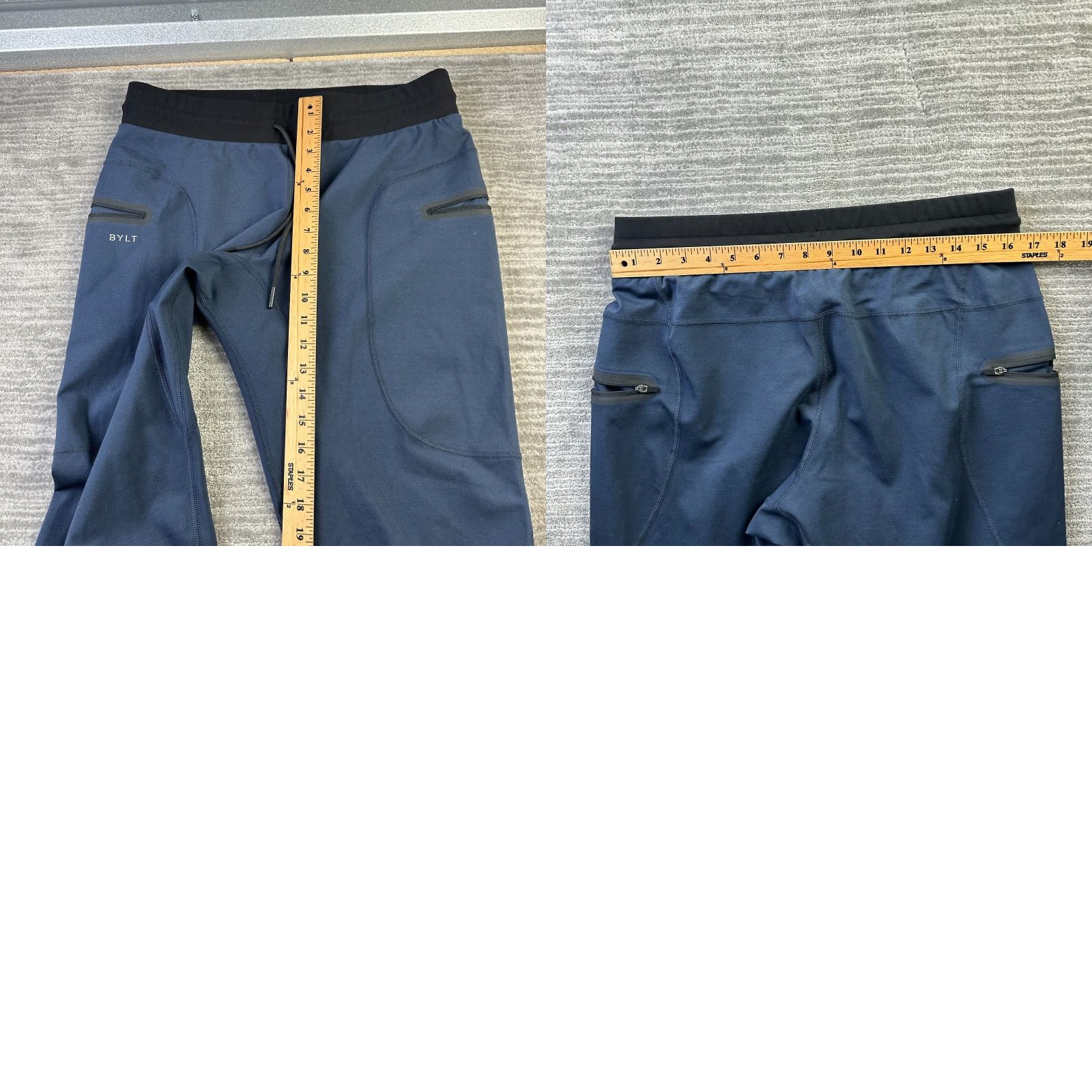 Vintage Bylt Pants Mens Large Blue Premium Jogger Running Performance Size US 33 - 8 Thumbnail