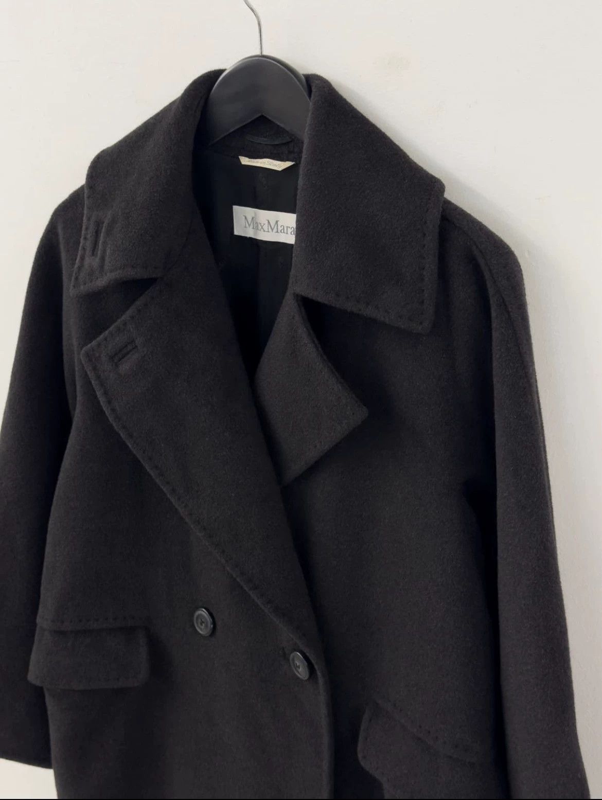 Max Mara Max Mara Wool Blend M Oversized Heavy Coat Size S / US 4 / IT 40 - 3 Thumbnail
