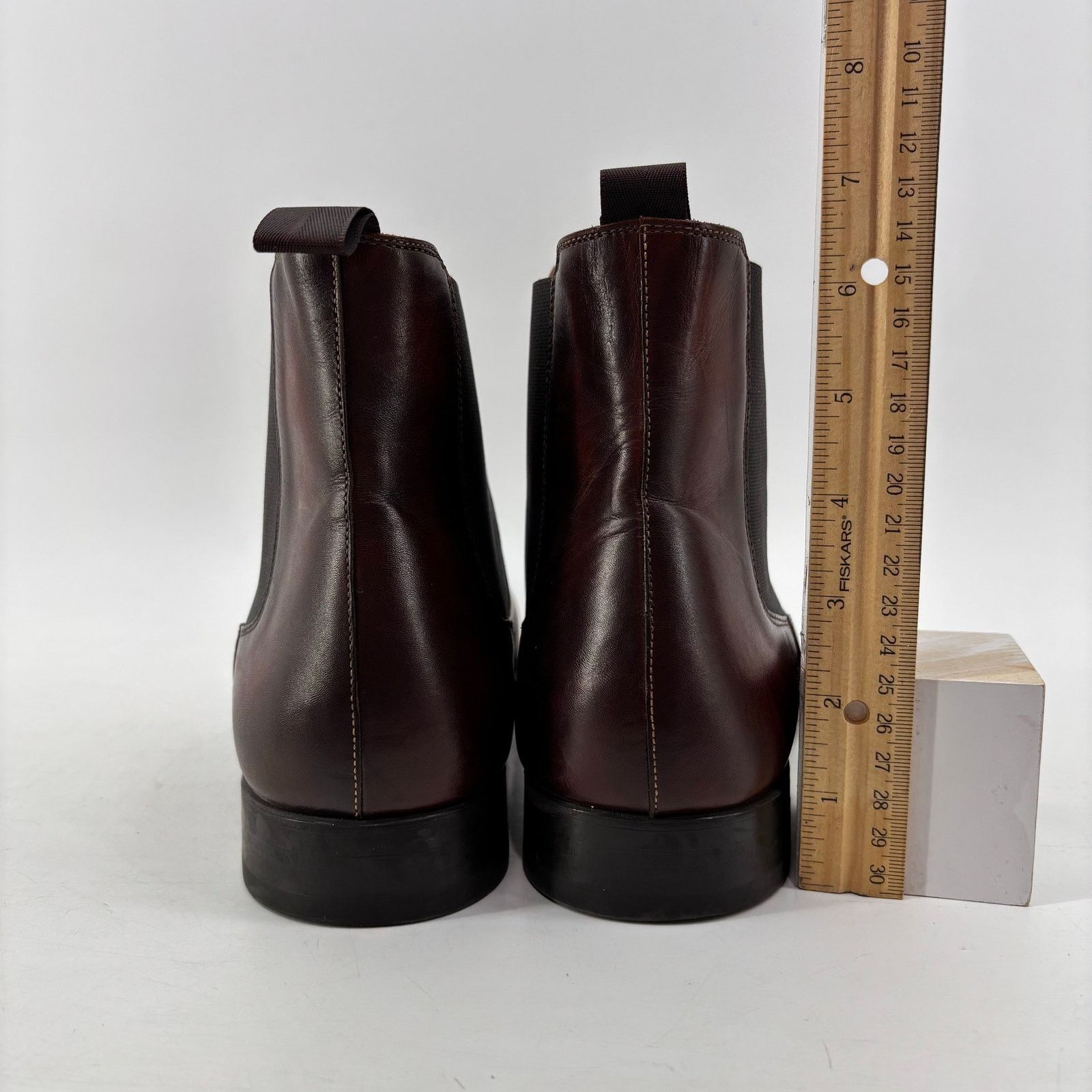 Magnanni Magnanni Mens Size 8 Brown Chelsea Boots Pull On Business Size US 12 / EU 45 - 7 Thumbnail