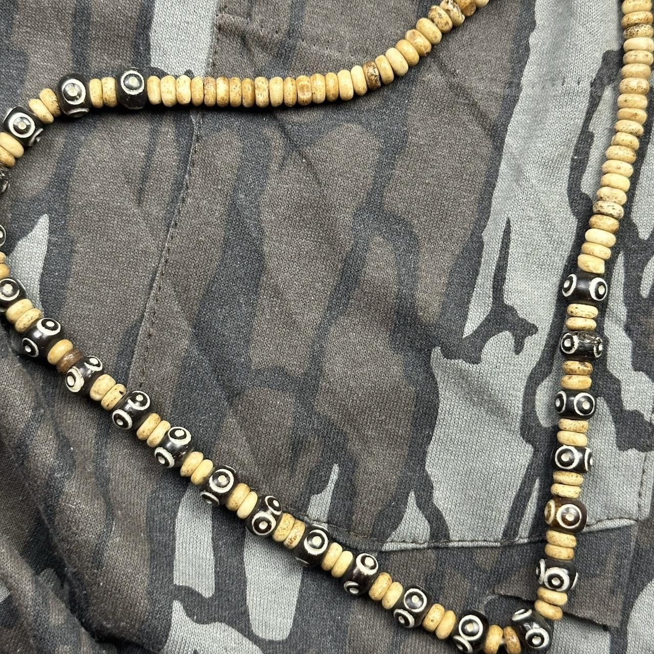 Jewelry Vintage Y2K Brown Wooden Beaded Necklace Size ONE SIZE - 5 Thumbnail