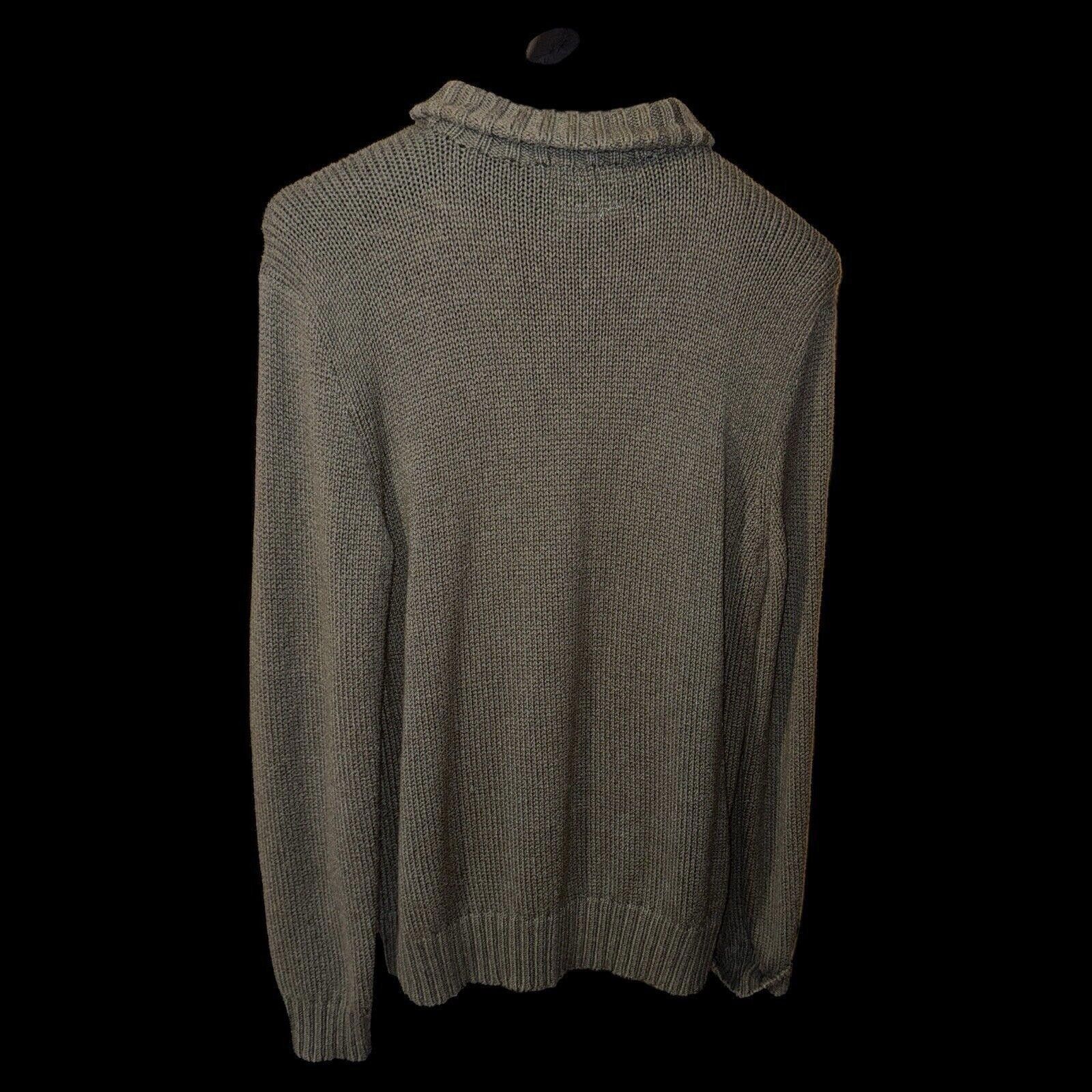 Polo Ralph Lauren Polo Ralph Lauren 1/4 Zip Sweater Mock Neck Olive Green Sz L Size US L / EU 52-54 / 3 - 3 Thumbnail