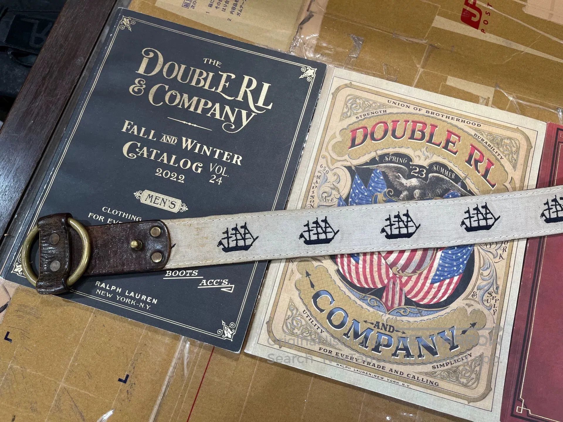 RRL Ralph Lauren rrl limited edition leather belt by ralph lauren. Size ONE SIZE - 7 Thumbnail