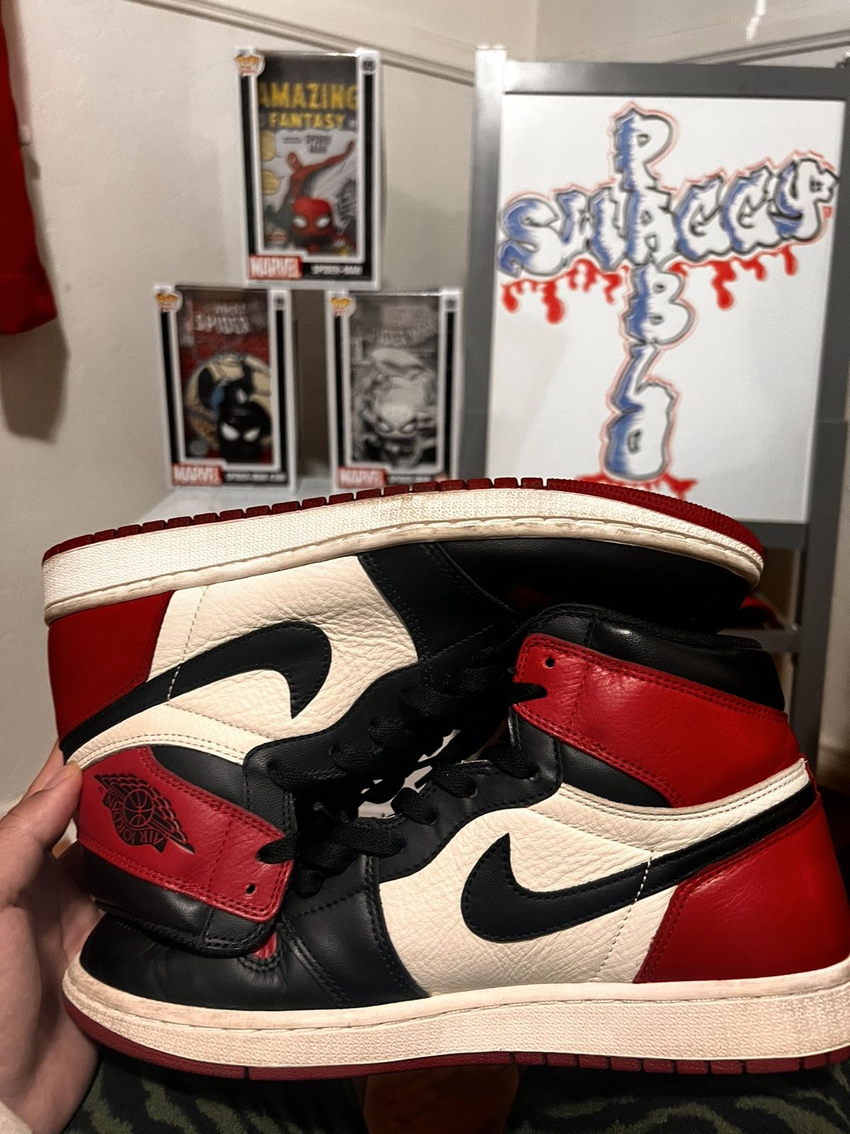 Jordan Brand Jordan 1 Retro High Bred Toe Size US 10 / EU 43 - 4 Thumbnail