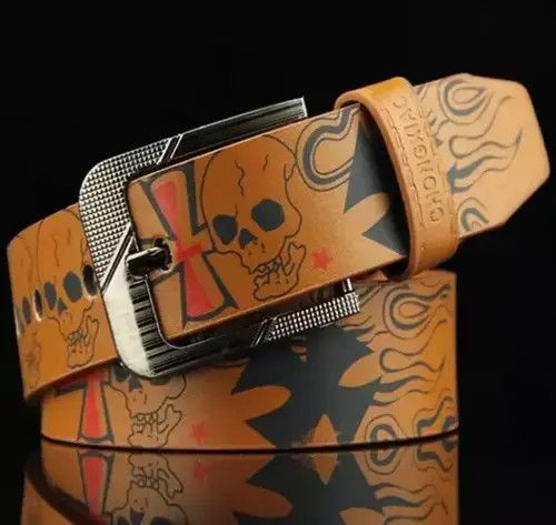 Other vintage belt skeleton flame Size ONE SIZE - 3 Thumbnail