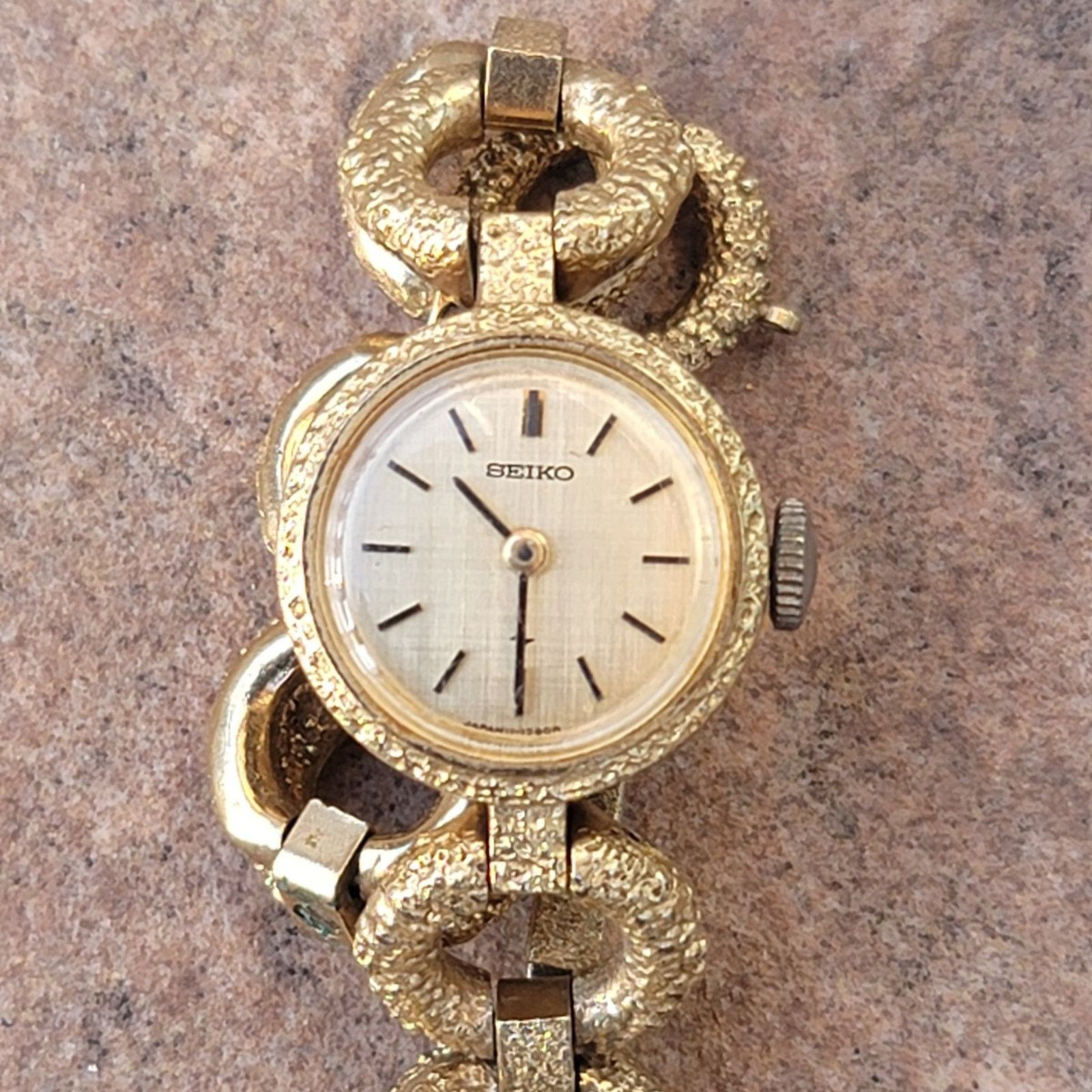 Seiko Vtg Seiko Gold Tone Automatic Wind-up Watch Size ONE SIZE - 8 Thumbnail
