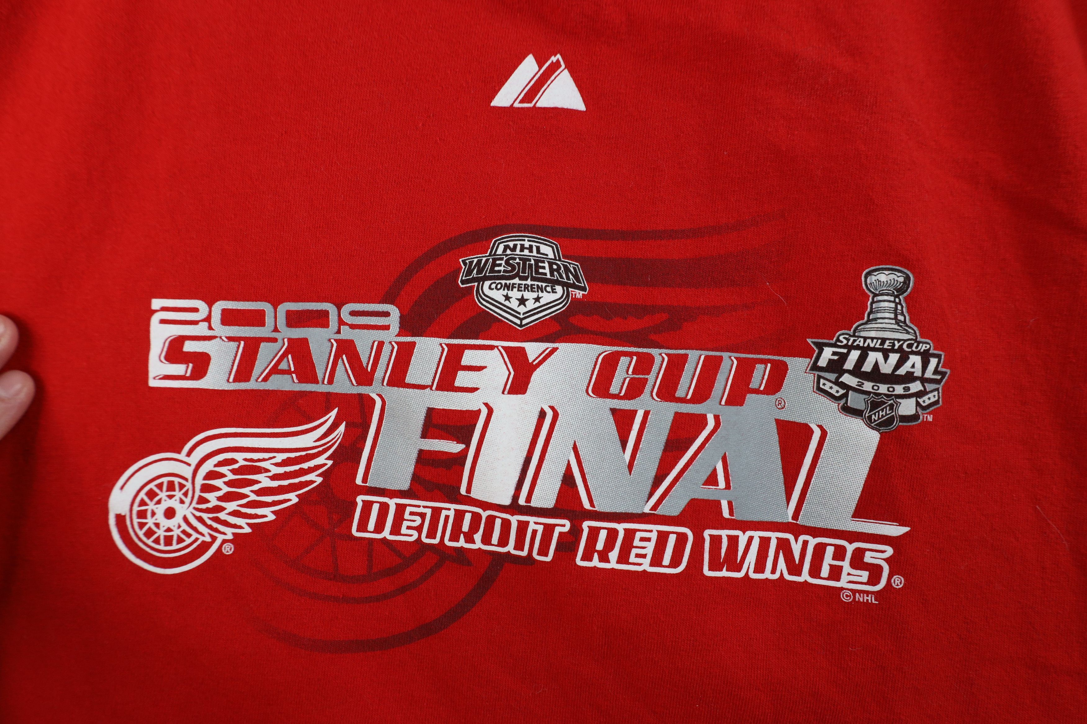 Majestic Vintage Majestic Cup Finals Detroit Red Wings Hockey T-Shirt Size US XXL / EU 58 / 5 - 4 Thumbnail
