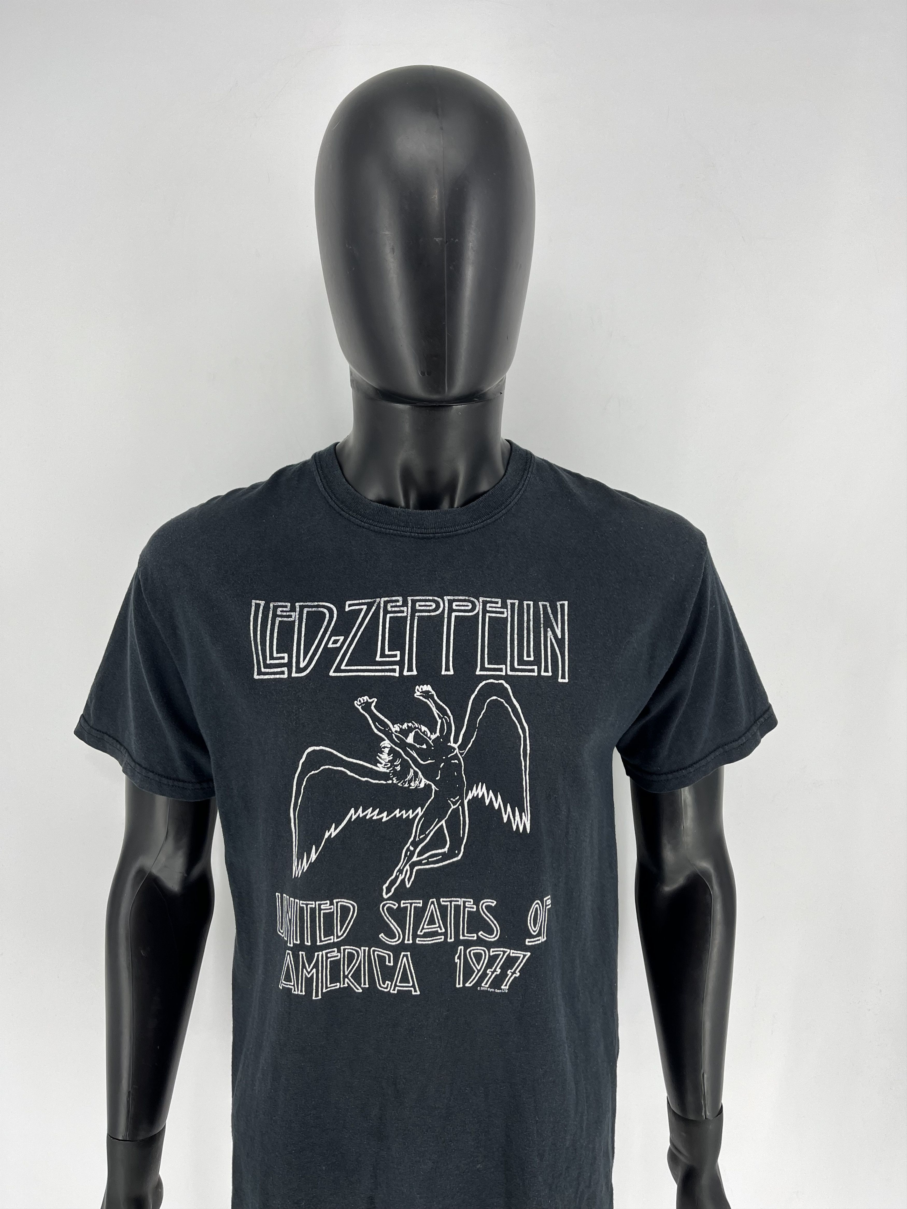 Band Tees × Vintage VINTAGE 2000 LED ZEPPELIN 'UNITED STATES OF AMERICA 1977' Size US M / EU 48-50 / 2 - 5 Thumbnail