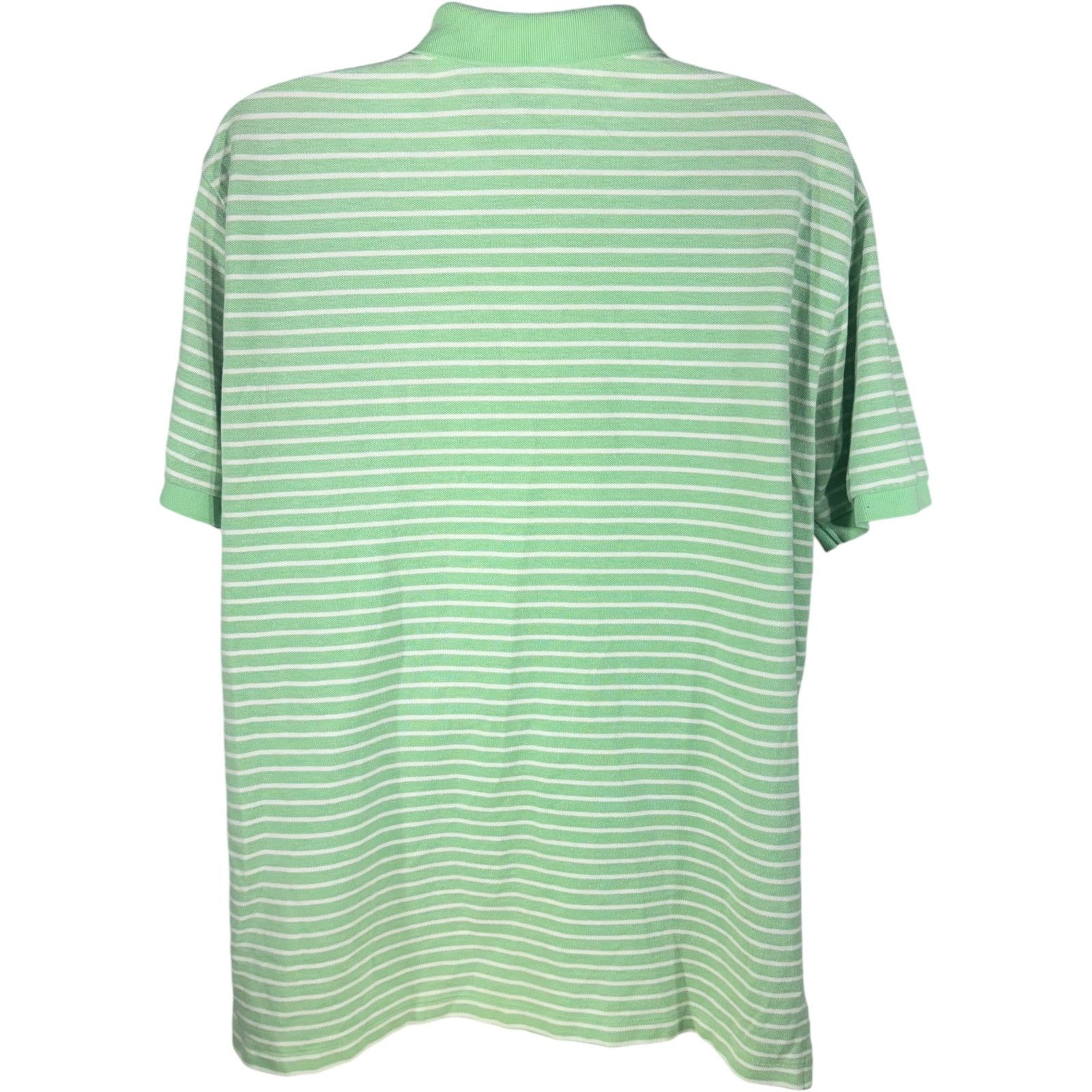 Polo Ralph Lauren Polo Ralph Lauren Striped Short Sleeve Polo Size US XXL / EU 58 / 5 - 5 Thumbnail