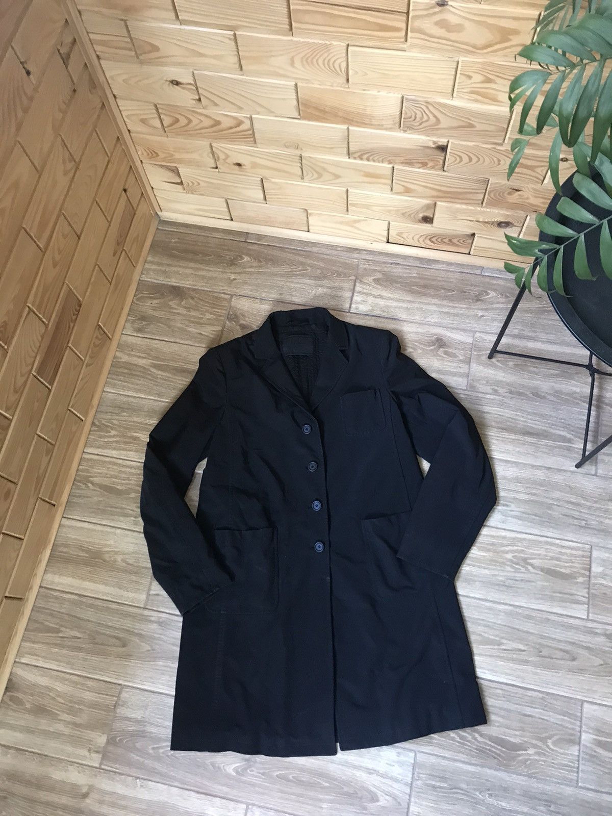 Prada Vintage Prada Milano Trench Coat Jacket Cloak Size L / US 10 / IT 46 - 2 Thumbnail