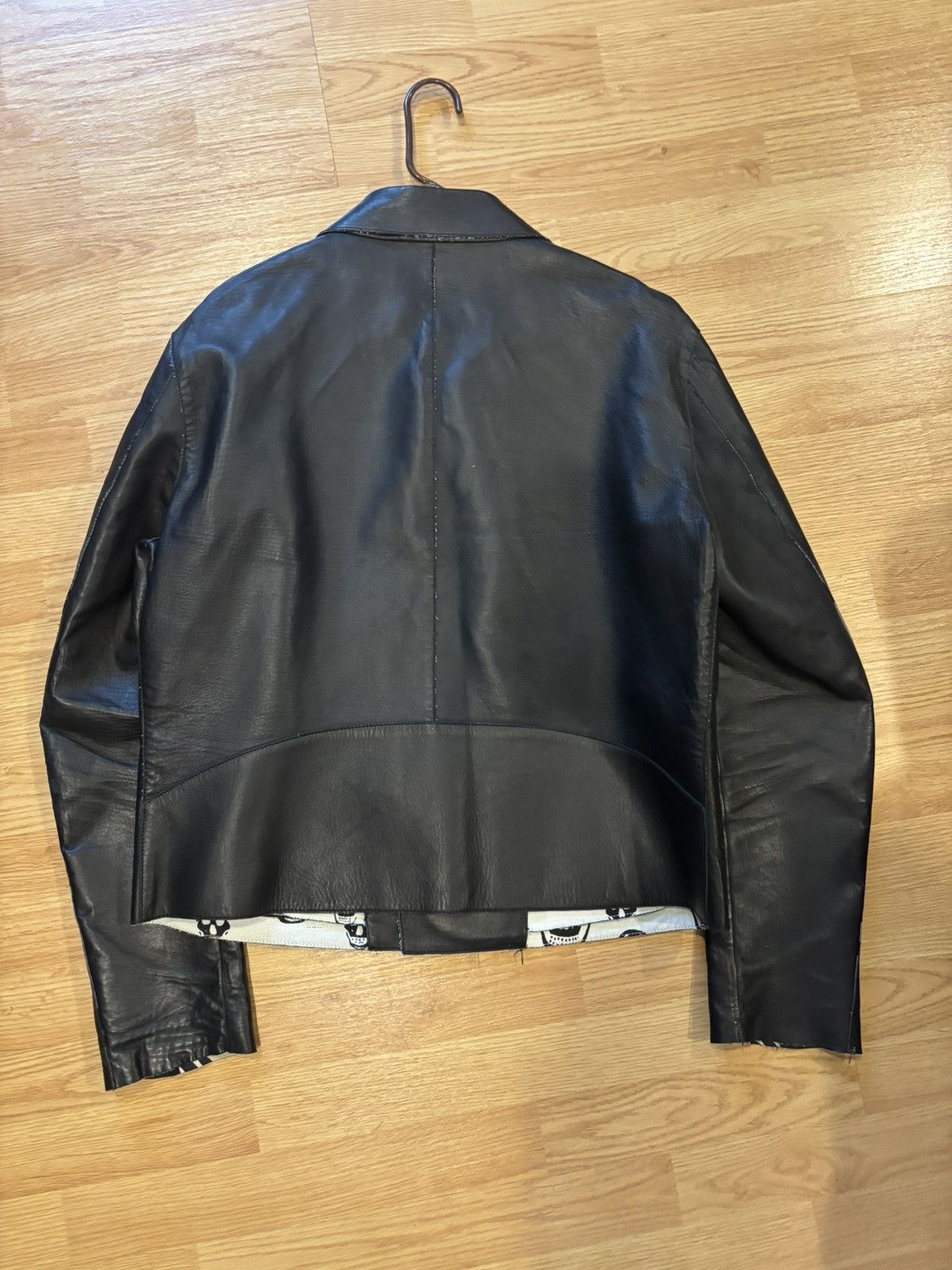 Alexander McQueen 2000s ALEXANDER MCQUEEN BIKER JACKET RARE SKULL LINER Size US XL / EU 56 / 4 - 2 Thumbnail