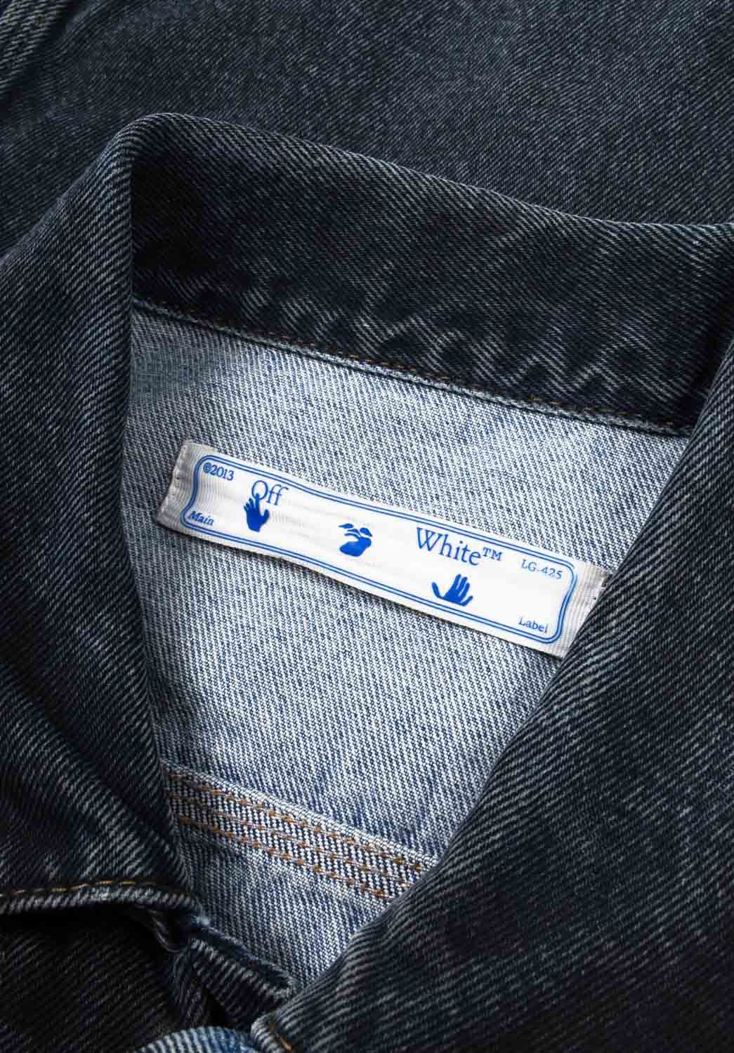 Off-White Off-White Men Jacket Denim by Virgil Abolh Size S, S1190 Size US S / EU 44-46 / 1 - 9 Thumbnail