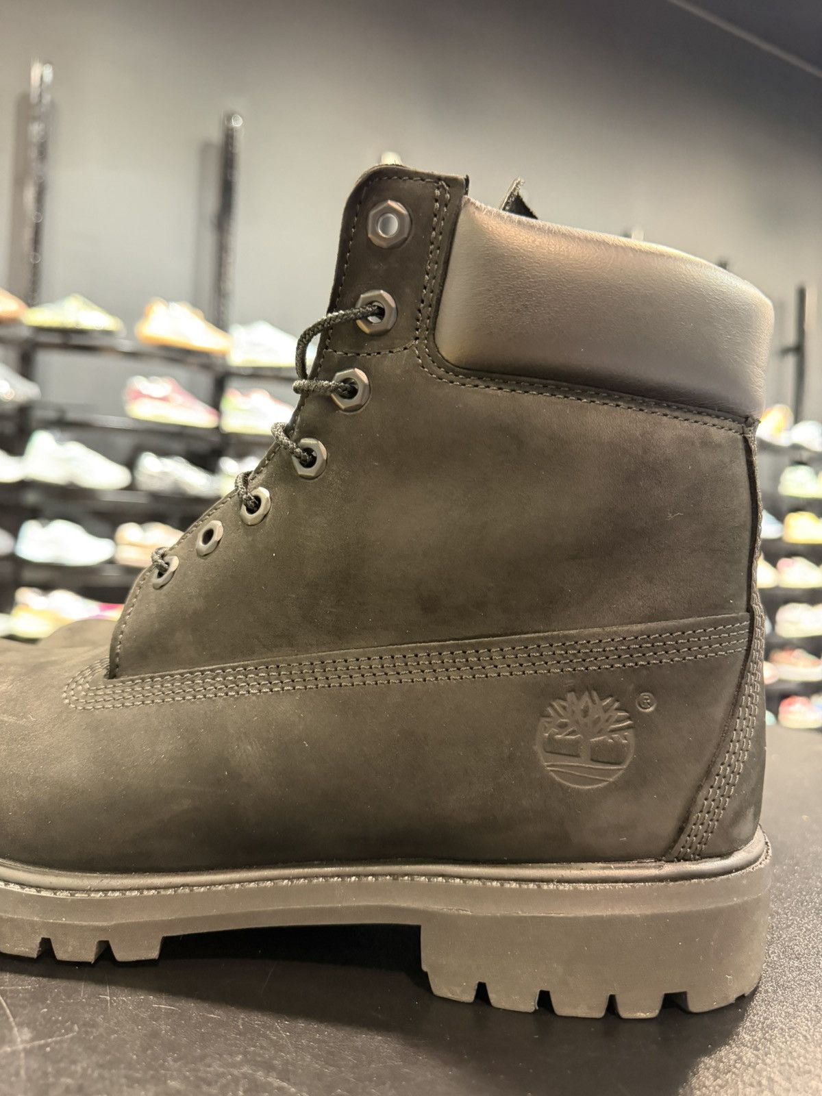 Timberland Size 12 - Timberland 6" Boot Black Nubuck Premium Size US 12 / EU 45 - 5 Thumbnail