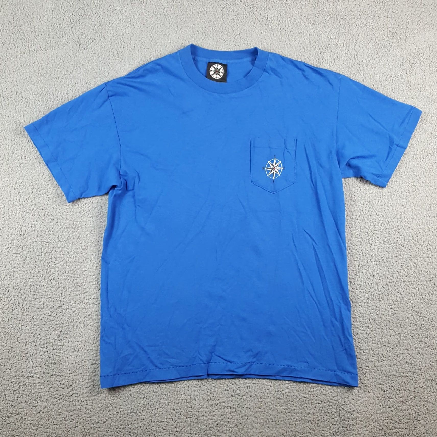 Skin Vintage Downhill Ski Patrol Team Skiing Men's XL Winter Sports Pocket T Shirt Size US XL / EU 56 / 4 - 2 Thumbnail