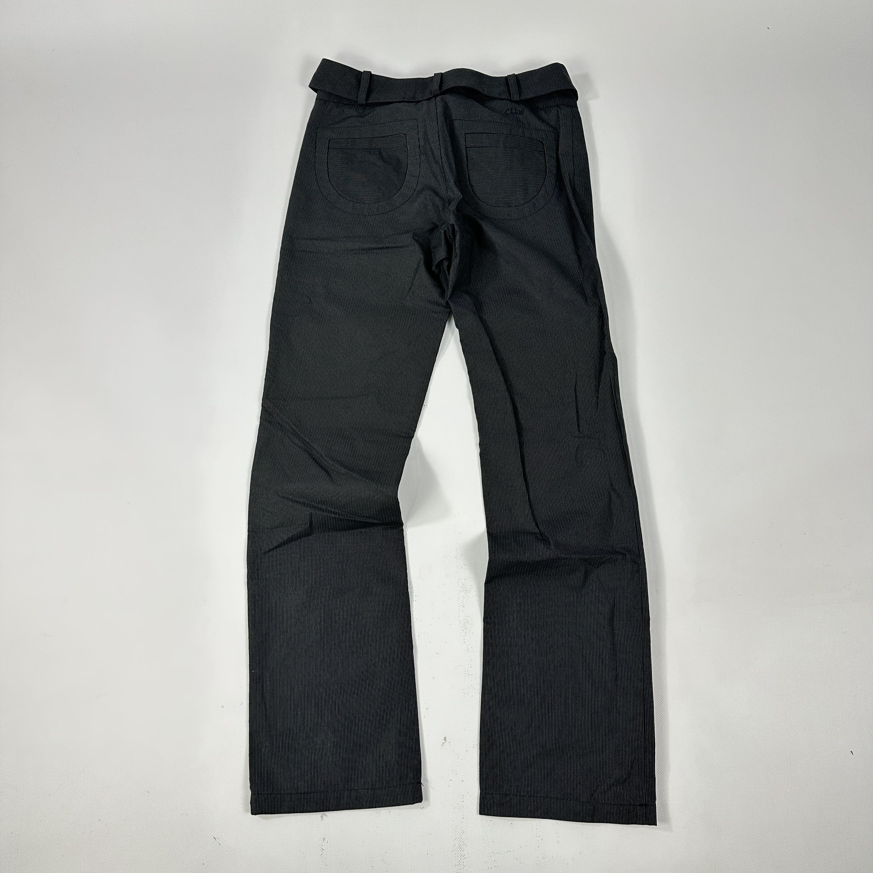 Chloe Pantaloni Chloe Gessato Cintura in vita – 36 IT Size 25" / US 0 / IT 36 - 1 Thumbnail