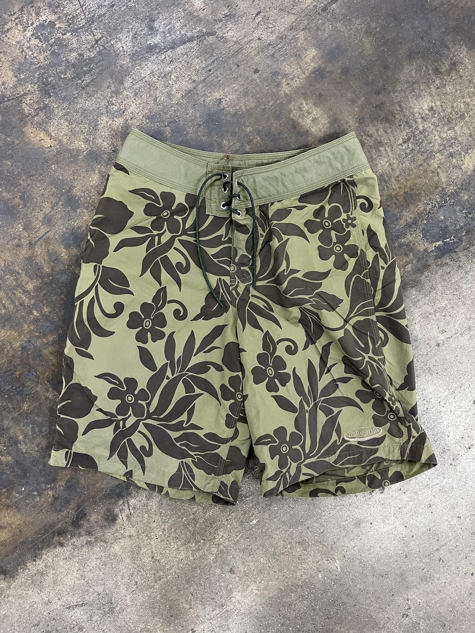 Vintage Pataloha Sea Flower Pattern Swim Trunks Size US 28 / EU 44 - 1 Thumbnail