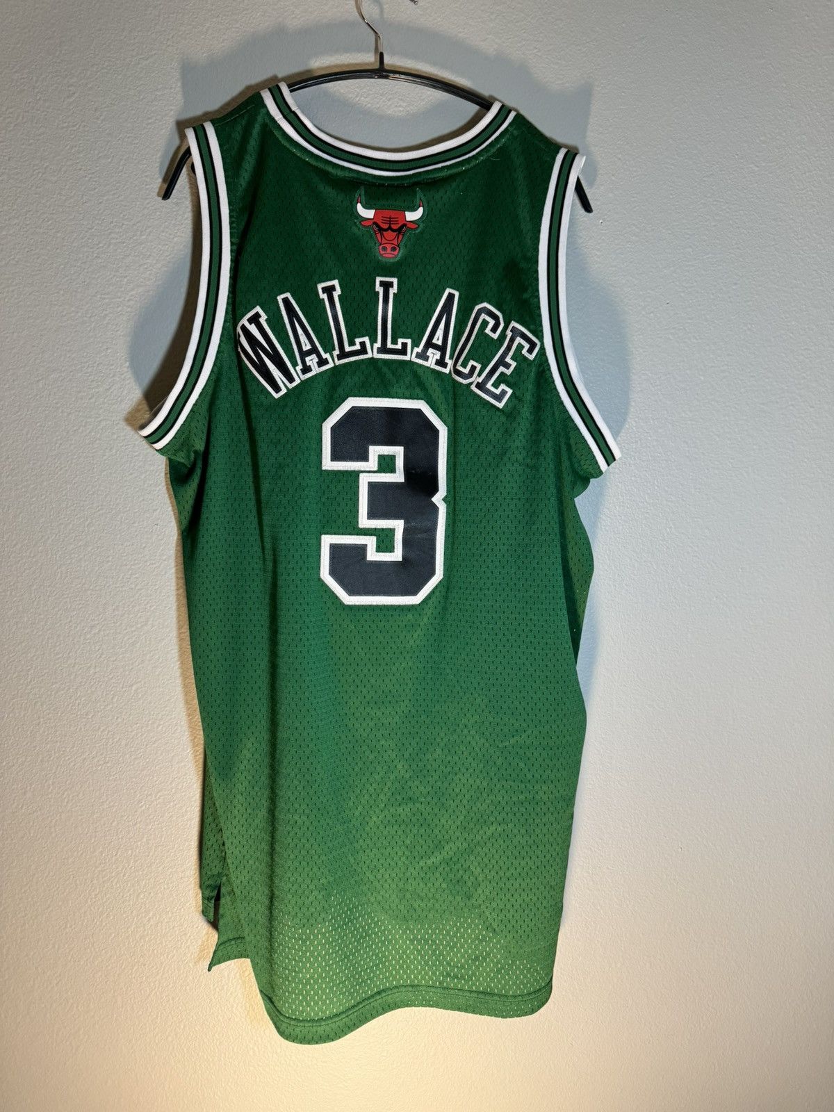 Adidas × NBA 🍀 VERY Rare game issued Ben Wallace Chicago Bulls Jersey 🍀 Size US L / EU 52-54 / 3 - 11 Thumbnail