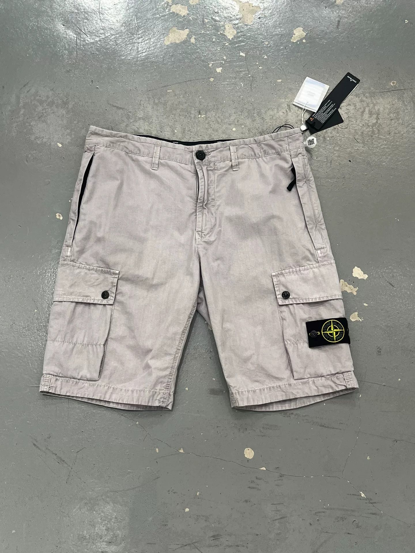 Stone Island Gray Shorts