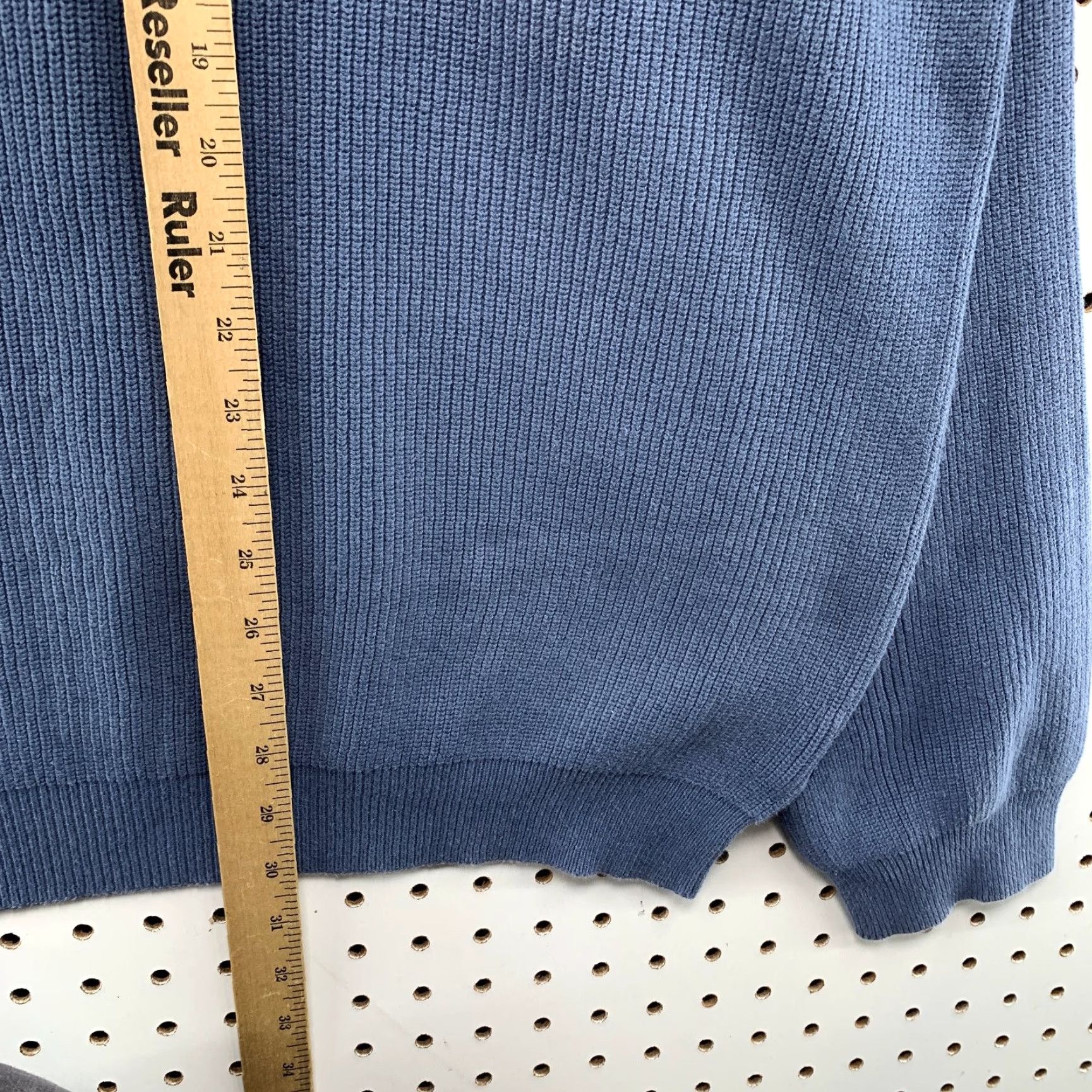 Arrow VINTAGE Arrow Knit Sweater Mens XL Tall XLT Blue Striped Rib Y2K Dad Size US XL / EU 56 / 4 - 7 Thumbnail