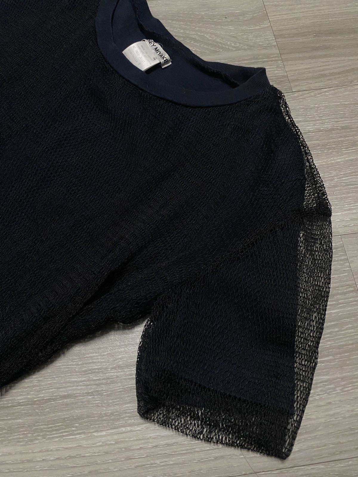 Issey Miyake Archive Issey Miyake - Mesh Layered Textured Tee Size US S / EU 44-46 / 1 - 4 Thumbnail