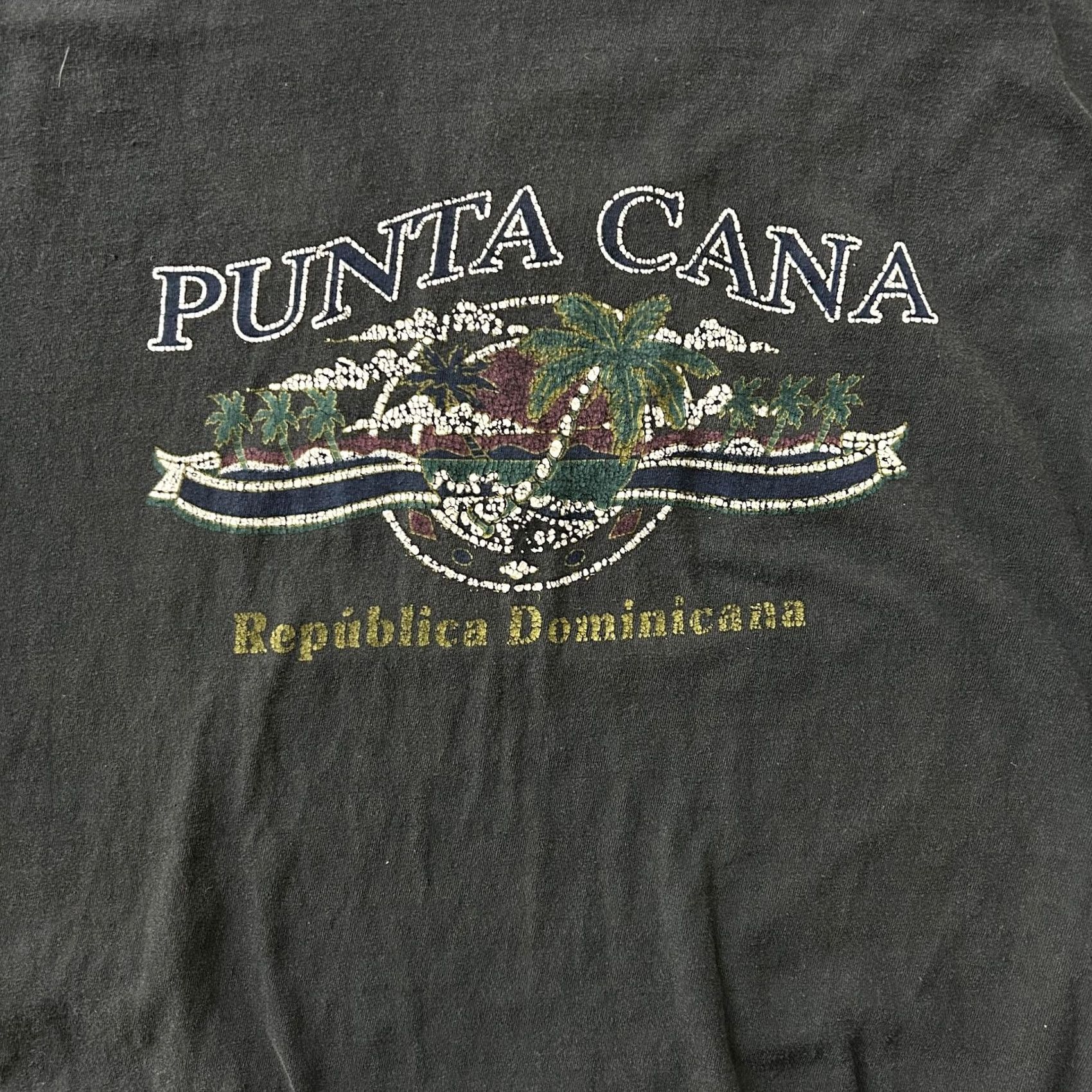 Vintage Punta Cana Shirt Mens XL Black Arenas Dominican Republic Beach Souvenir Tee Size US XL / EU 56 / 4 - 3 Thumbnail